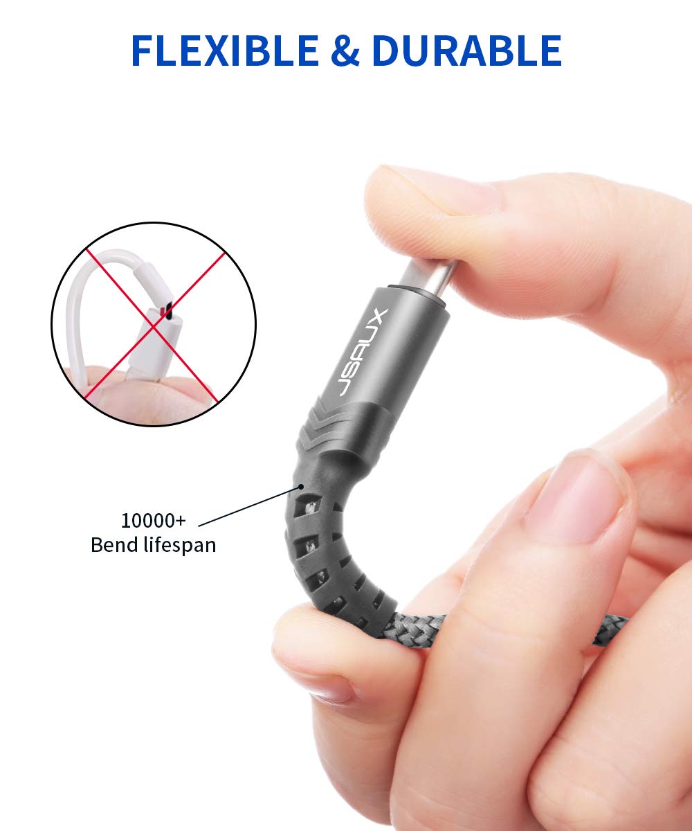 Usb C To Usb Adapter, Jsaux [0.5Ft 2 Pack] Type C 3.0 Otg Cable On The Go Type C Male To Usb A Female Adapter Compatible With Ma