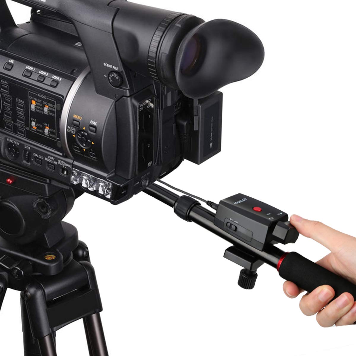 Aodelan Zoom Control Remote Controller For Camcorder Lanc Terminal Tripod Record Zoom Video For Sony Nx5C, 190P, 150P, 198P, Vx2