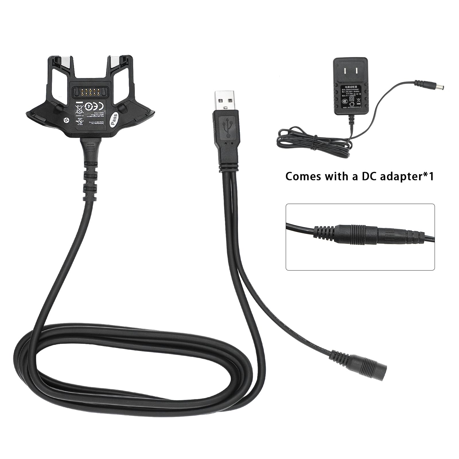 Iyoubol Usb Charger Cable With Adapter For Zebra Symbol Tc70 Tc75 Cbl Tc7X Usb1 01
