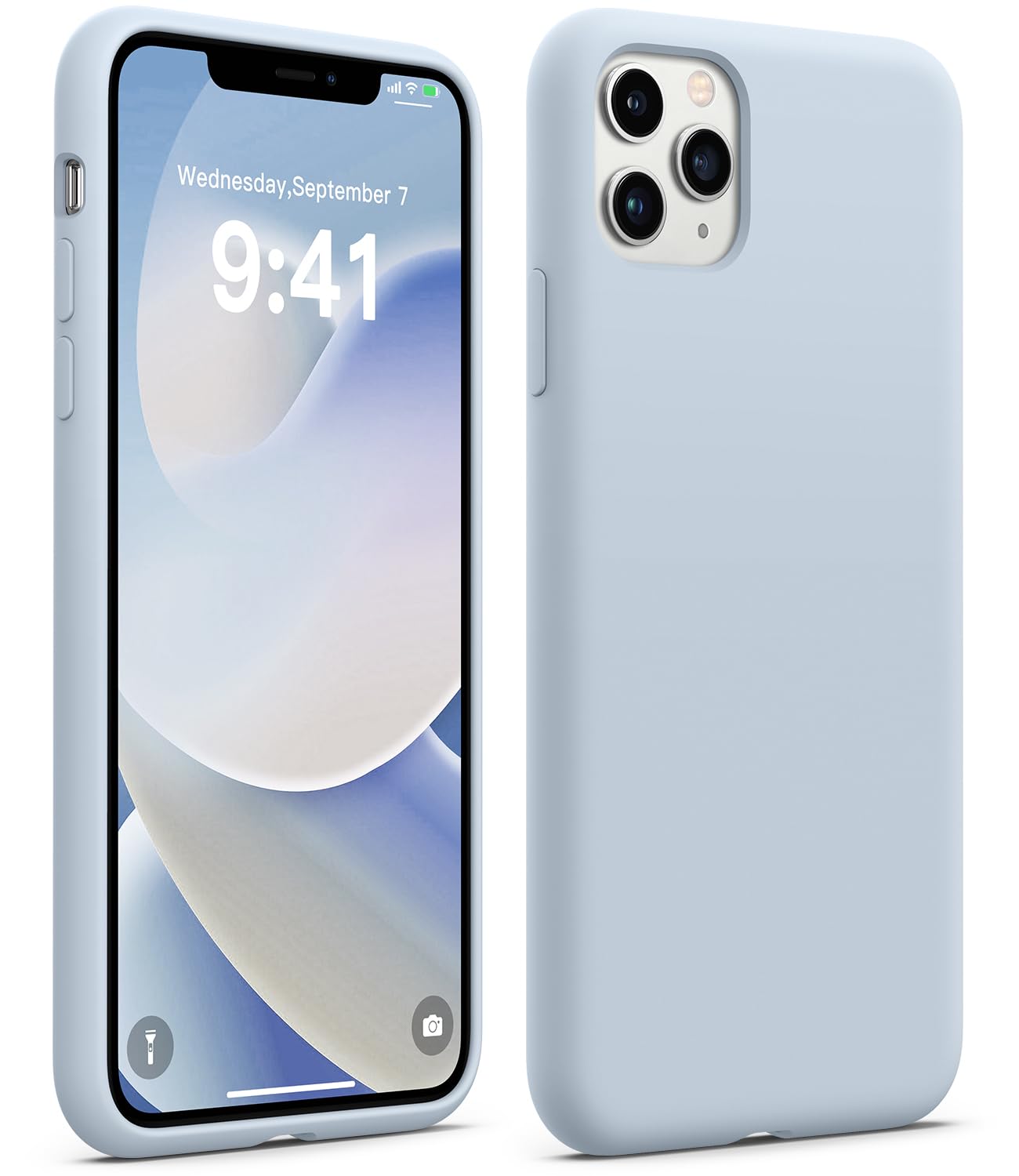 AOTESIER Compatible with iPhone 11 Pro Max Phone Case,Liquid Silicone Ultra Slim Shockproof Protection Phone Case with [Soft Ant