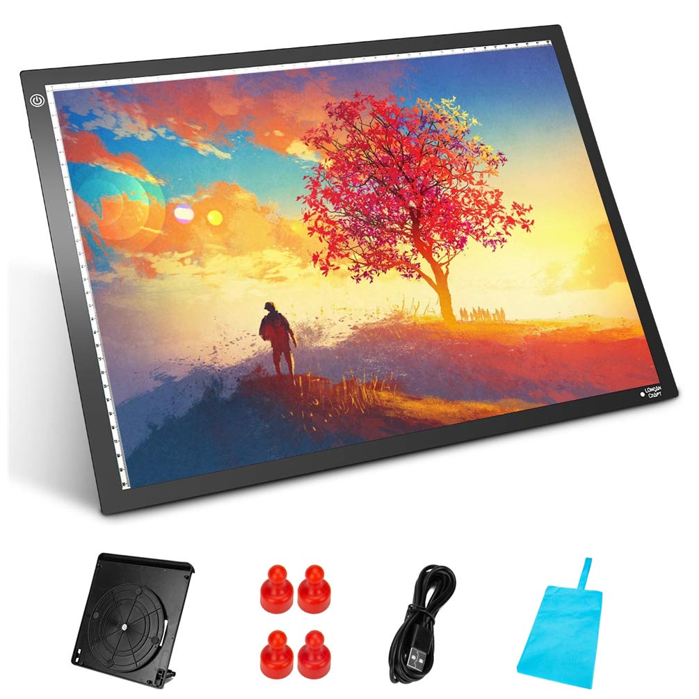 Longan Craft A3 Light Box Artcraft Tracing Light Box Light Pad For Artists Drawing Sketching Animation Stencilling
