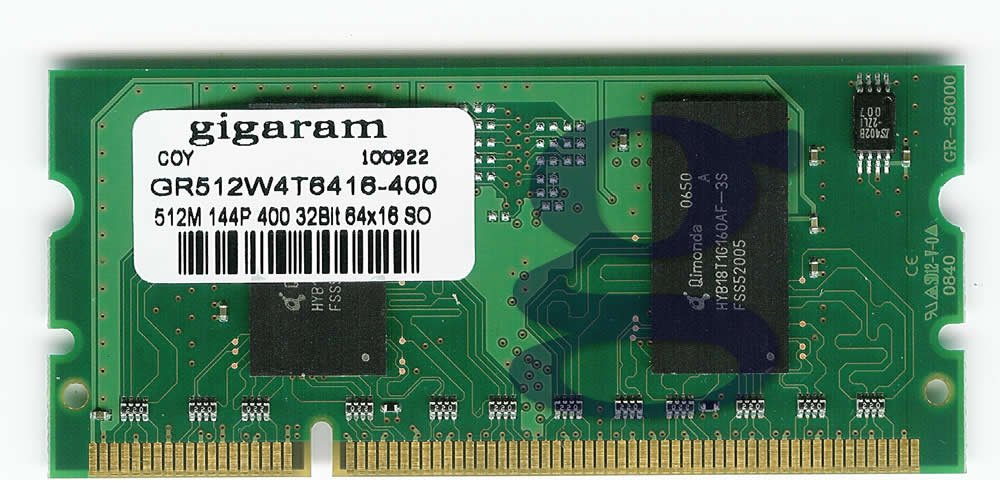 Gigaram 512Mb 144Pin Ddr2 Memory For Hp Laserjet Printer P3015/P3015D/P3015N/P4014/P4014N/P4014Dn/P4015N/P4015Dn/P4015Tn/P4015X/P4515N/P4015Tn/P4515X/P4515Xm (Hp Cc416A, Ce483A)