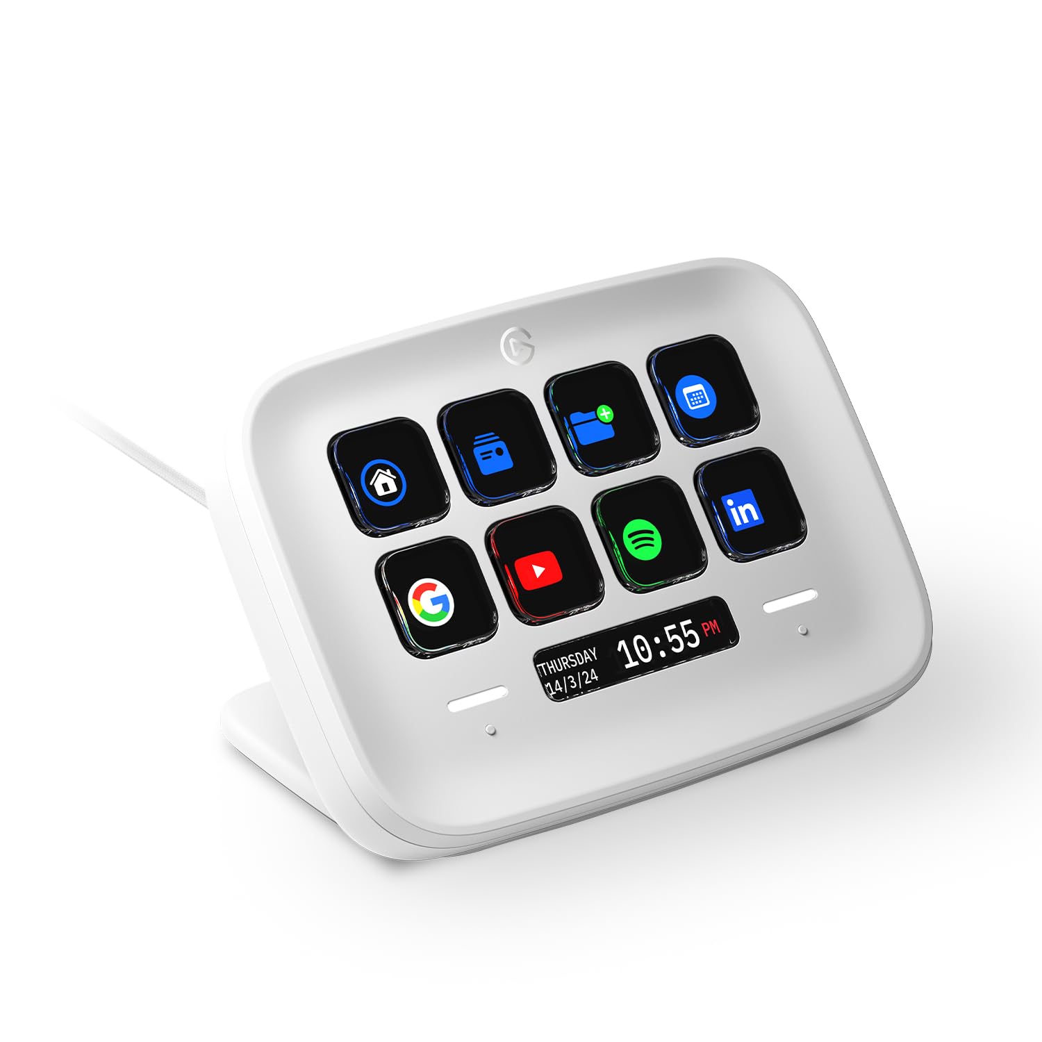 Elgato Stream Deck Neo   8 Customizable Keys, 2 Touch Points, Speed Through Tasks & Workflows   Control Word, Excel, Powerpoint,