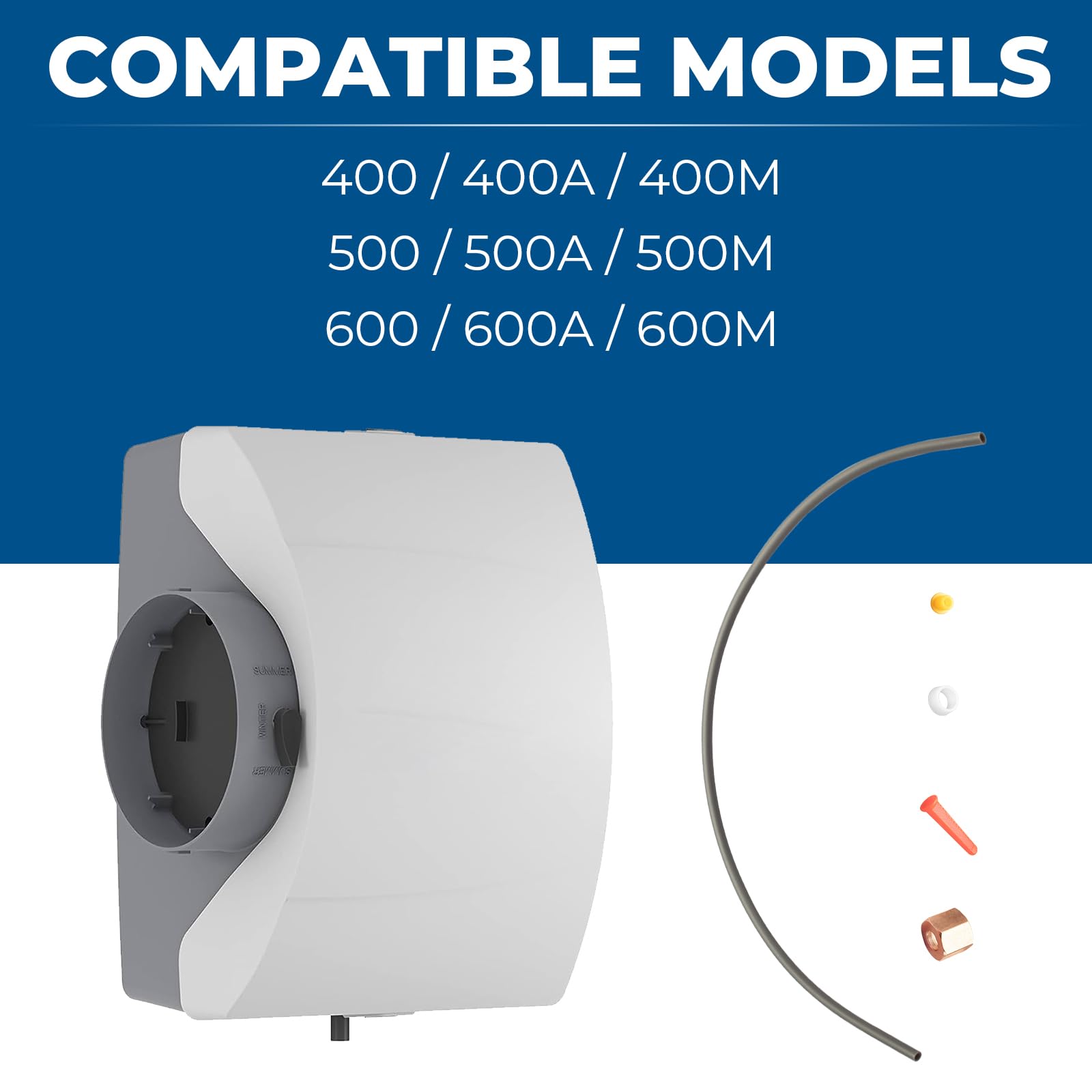 4335 Feed Tube With Sleeve For Aprilaire Humidifiers 400, 400A, 400M, 500, 500A, 500M, 600, 600A 600M,Includes #4004 In Line Str