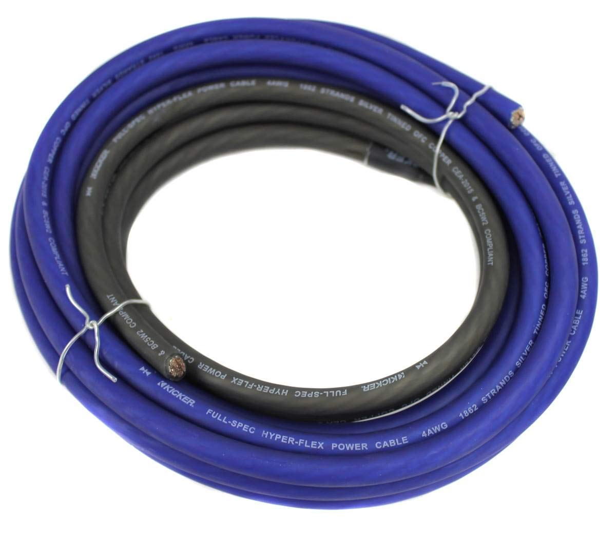 Kicker Ck4 Complete 4 Gauge Ofc Ck Series 2 Channel Amplifier Installation Kit