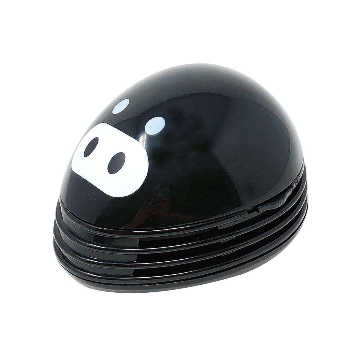 Allydrew Cute Portable Mini Vacuum Cleaner For Home And Office, Black Piggy