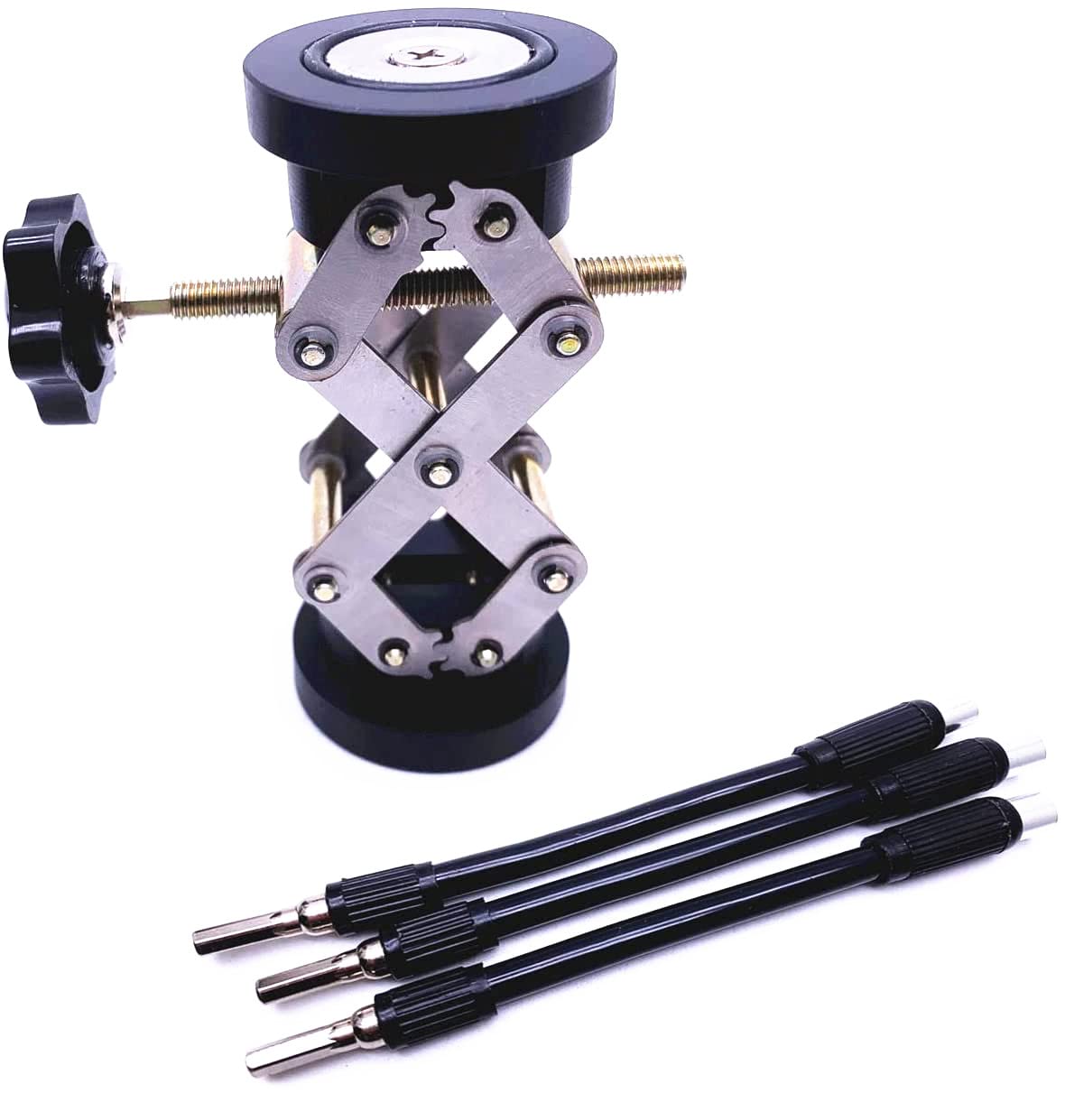 Jiayouy Guitar Brace Repair Jack Tool Telescoping Jack For Sound Beam Support Range Of Adjustment 2.5'' To 4.7'' (Black)