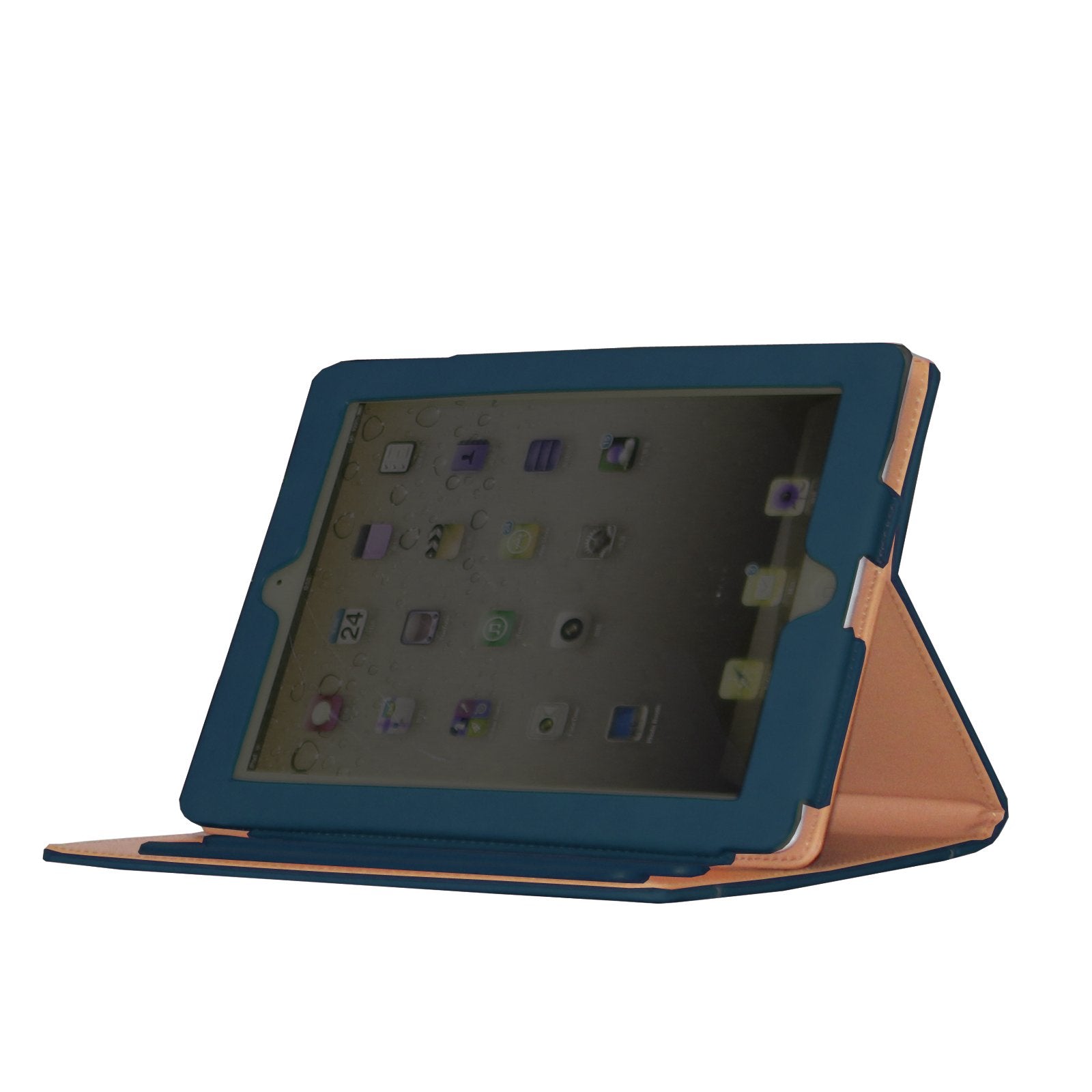 For Ipad 9.7 6Th/5Th Generation 2018/2017, Ipad Air/Air 2 Case, Jytrend Multi Angle Viewing Stand Folio Smart Cover With Pocket For A1893 A1954 A1822 A1823 A1474 A1475 A1476 A1566 A1567 (Navy)