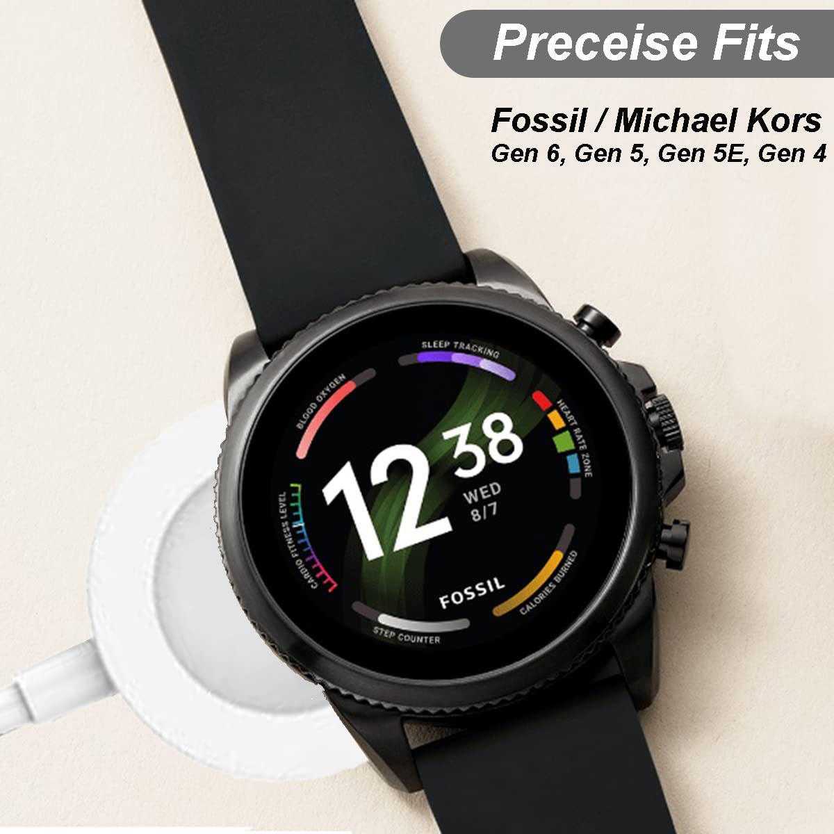 Charger For Fossil Gen 6 / Gen 5 / Gen 4 / Sport, For Michael Kors Gen 6 / Gen 5E / Gen 5 / Gen 4 Smartwatch Magnetic Charging C