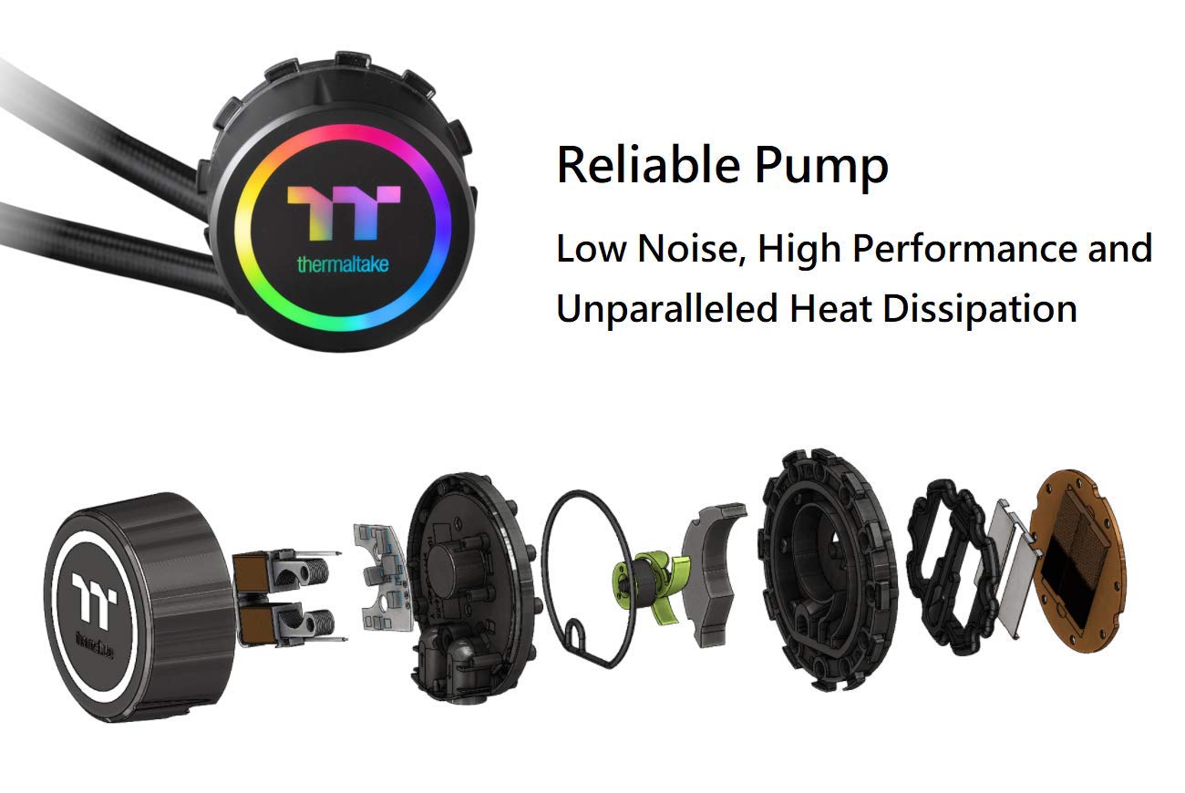 Thermaltake Floe Dx 360Mm, Dual Ring Led, 16.8 Million Color Software Enabled (Tt Rgb Plus/Alexa/Razer Chroma), Amd (Am5/Am4)/In