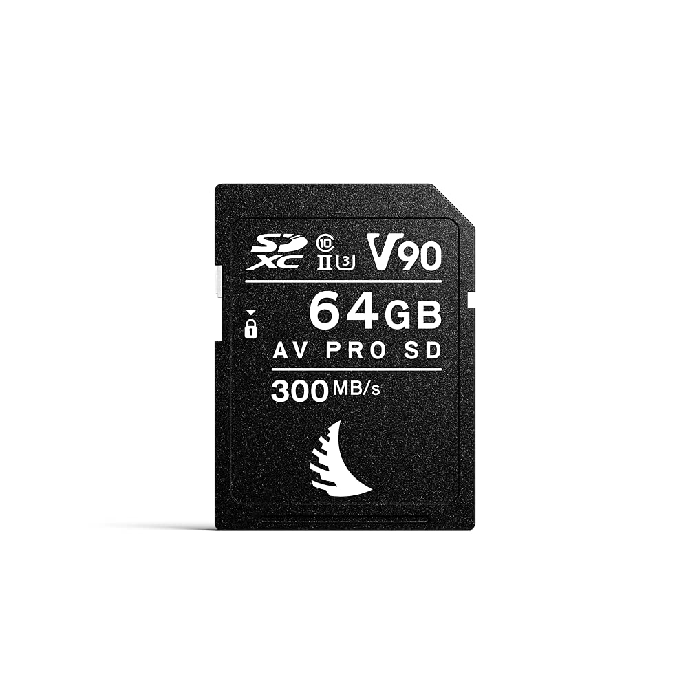 Angelbird   Av Pro Sd Mk2 V90 64 Gb   Sdxc Uhs Ii Memory Card   Widely Compatible   Up To 6K Raw   For Burst Photography And High Bitrate Video Production   High Speed Performance