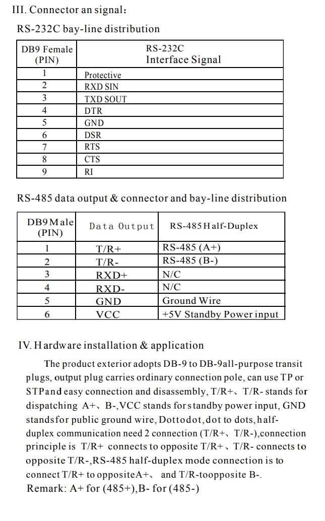 Utek Ut 2201 Port Powered, Rs 232 To Rs 485/422, Mini Size