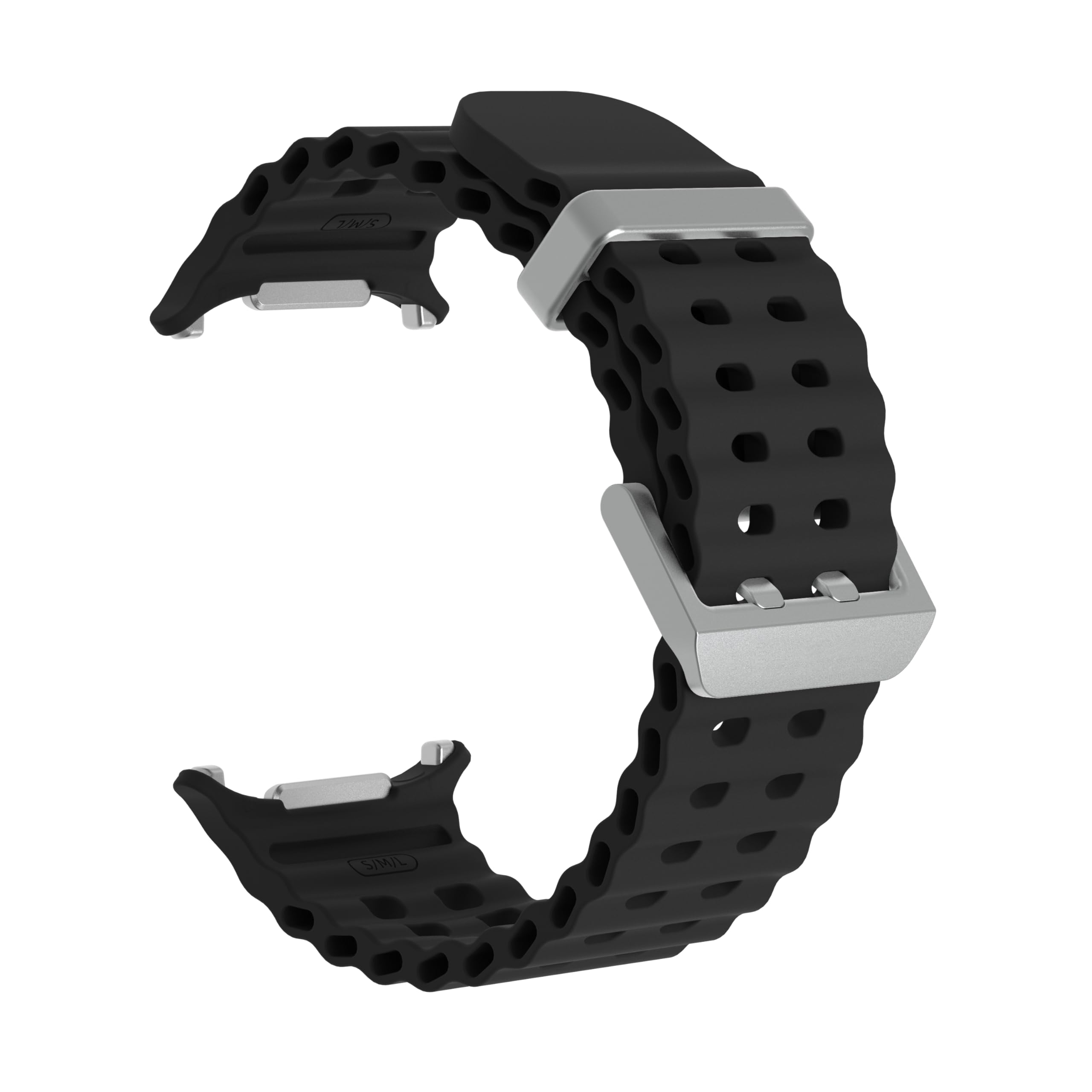 Eanwireless Compatible For Samsung Galaxy Watch 7 Ultra Band 47Mm, (5 Pack) Soft Ocean Silicone Sport Strap Replacement Accessor