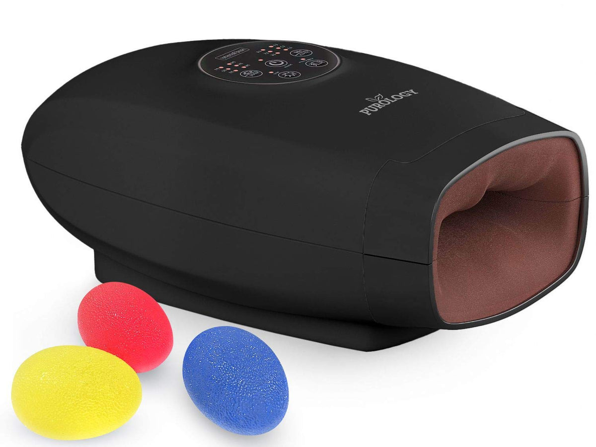 Purology Lxb Hand Massager Machine For Arthritis And Carpel Tunnel Ball With Heat And Compression, Wrist Massager For Carpel Tun