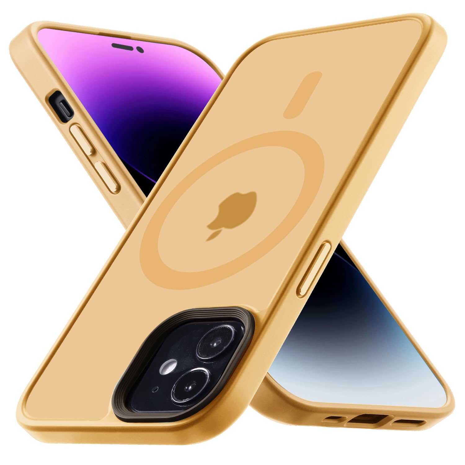 Yriklso Magnetic Case for iPhone 12/12 Pro 6.1 Inch, [Compatible with MagSafe], [Military Grade Drop Protection], Shockproof Mat