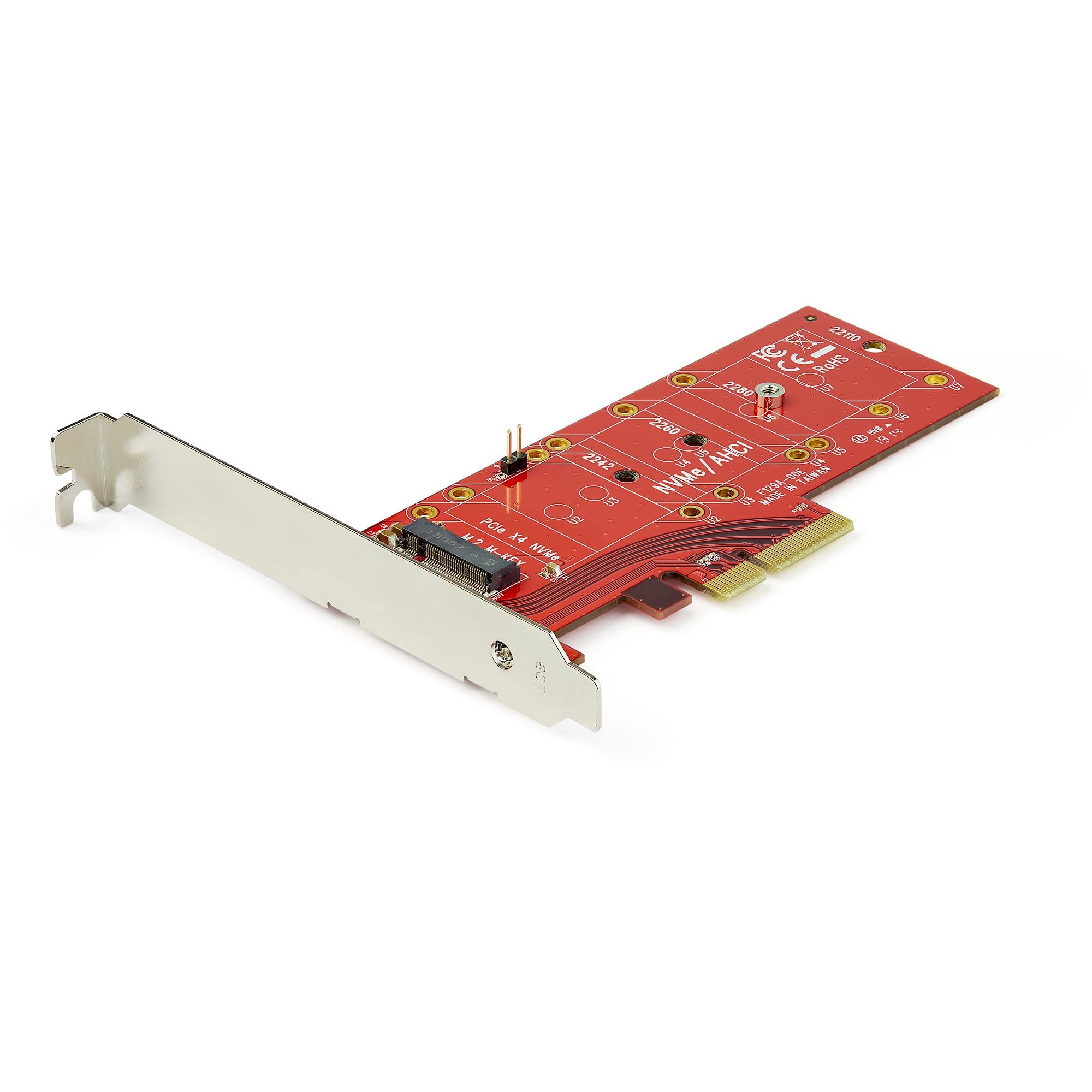 Startech.Com Pex4M2E1 M.2 Adapter   X4 Pcie 3.0 Nvme   Low Profile And Full Profile   Ssd Pcie M.2 Adapter   M2 Ssd   Pci Expres