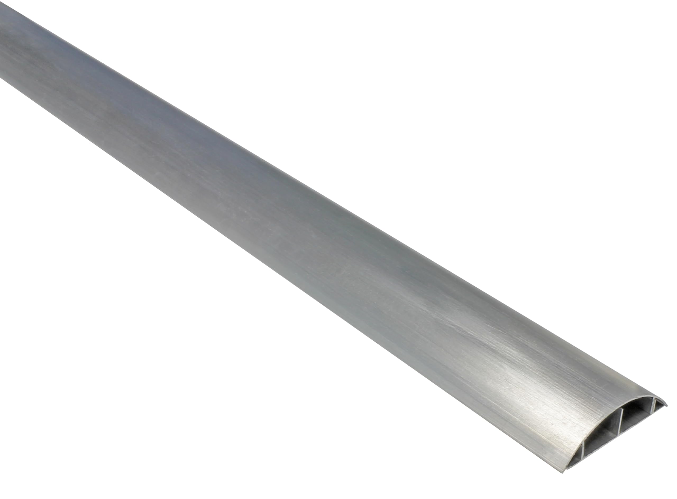 Electriduct Metal Cable Shield Cord Cover Outdoor Aluminum Raceway 58 Inch - 0.56 W x 0.43 H Dual Channel - CSX-MET-3 (2 Pack)