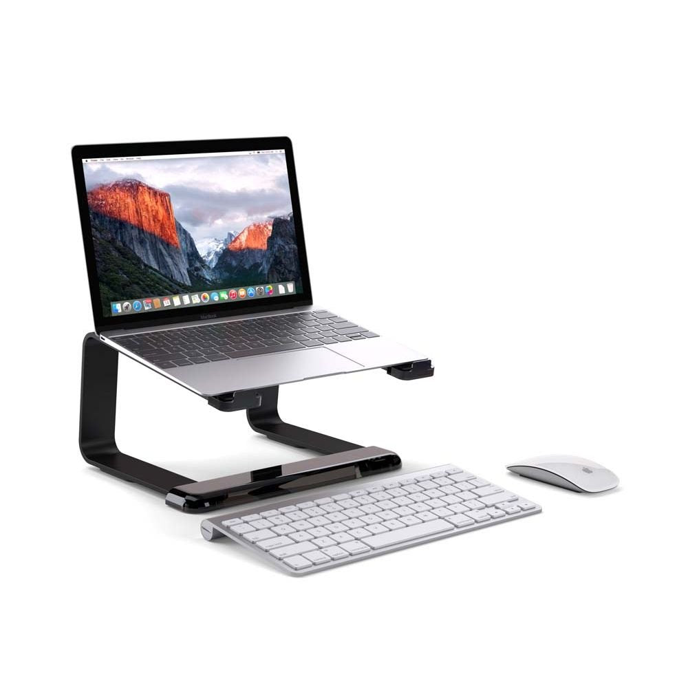 Griffin Elevator Desktop Stand For Laptops, Black   Elegant Desktop Stand For Laptops