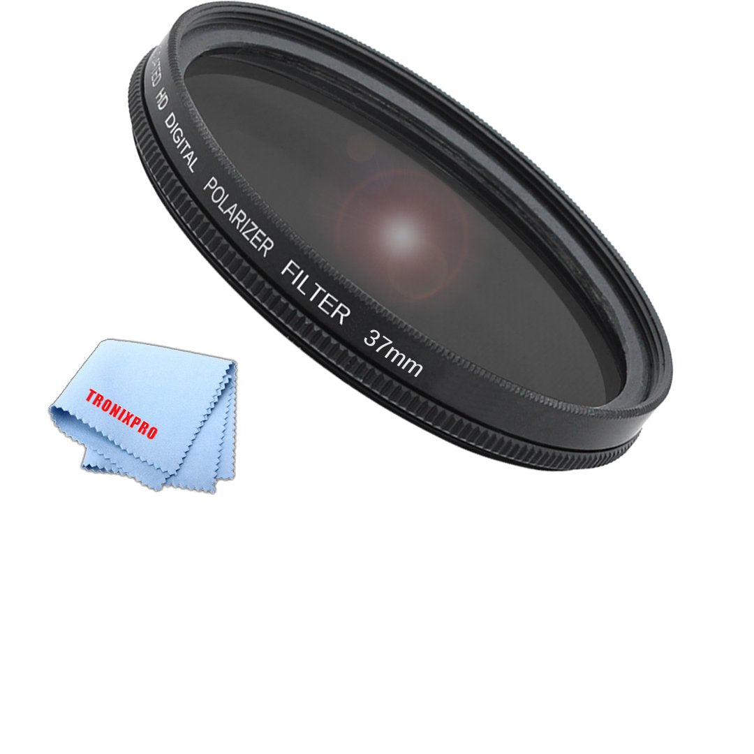 Tronixpro 37Mm Pro Series High Resolution Polarized Filter + Microfiber Cloth