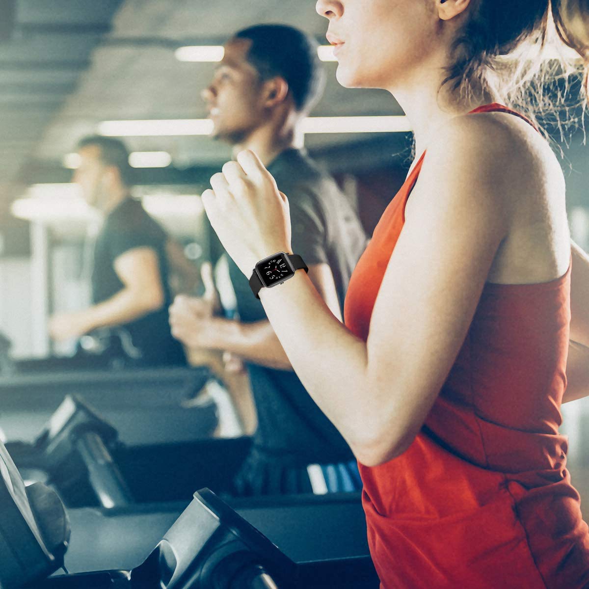 Vicrior Bands Compatible With 19Mm Fitpolo Id205L / Willful Sw021 Id205L/Sw025 Id205S Smart Watch, Soft Silicone Replacement Ban