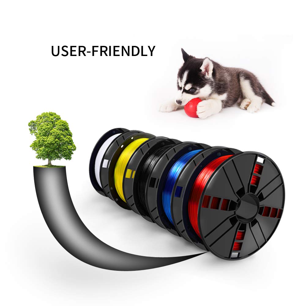 Petg Filament 1.75,Toughness Enhanced Blue Petg Vacuum Sealed,Accuracy +/  0.02 Mm, 1 Kg Spool 3D Filament Petg Blue