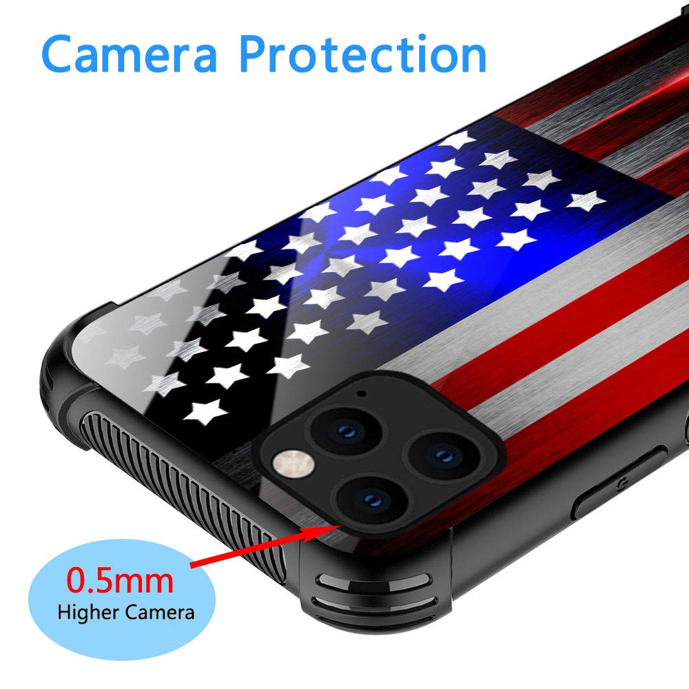 Zhegailian Case Compatible With Iphone 12 Pro Max,Cut Flag Case For Iphone 12 Pro Max For Boys Men,Pattern Design Anti Scratch O