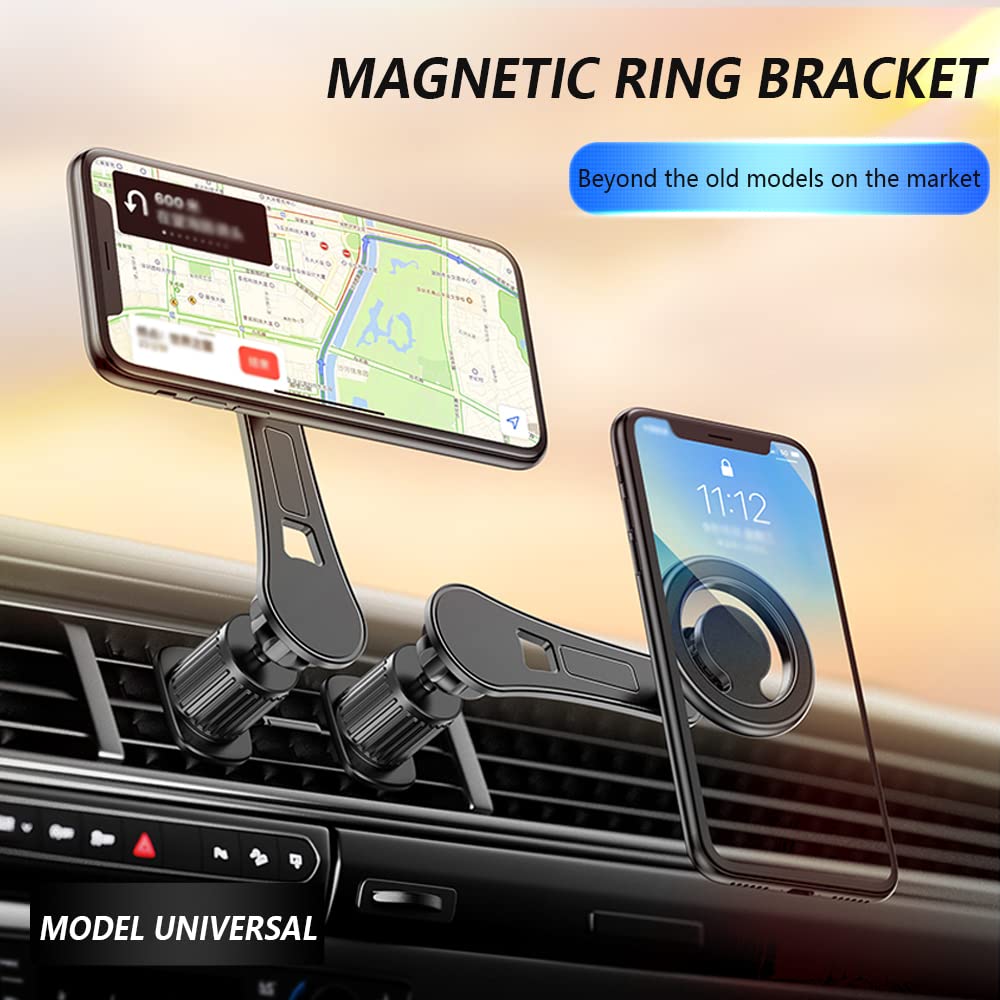 Turcee Compatible For Magsafe Car Mount For Iphone,[2023 New Upgrade] Car Vent 360    Rotation Magnetic Car Mount,Cell Phone Hol