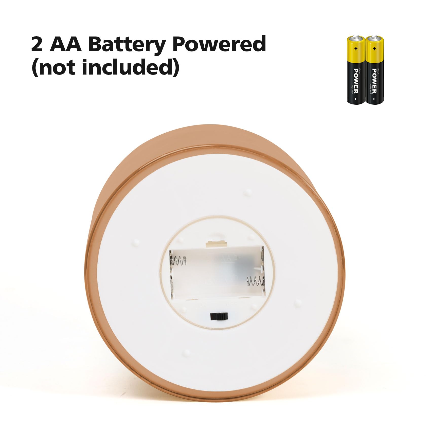 Eywamage 3 Wick Amber Glass Flameless Candle With Remote, Large Flickering Led Battery Pillar Candle F 6'' H 6''