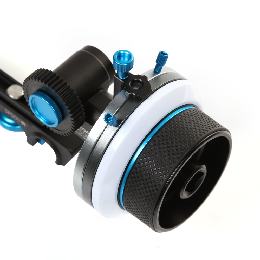 Fotga Dp500Iii Follow Focus Puller W/A/B Stop,15Mm Quick Release Rod Clamp For Canon Nikon Sony Blackmagic Dslr Cinema Camera Vi