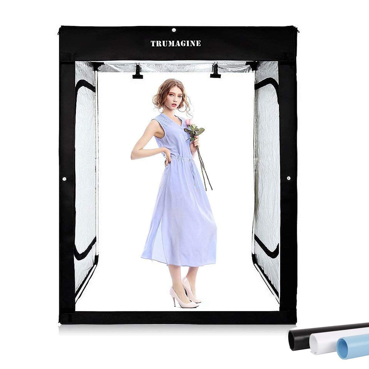 Light Box Photography Led Photo Studio Large Lightbox Professional 47X39X78 Inch Dimmable Video Continuous Lighting Cube Shootin