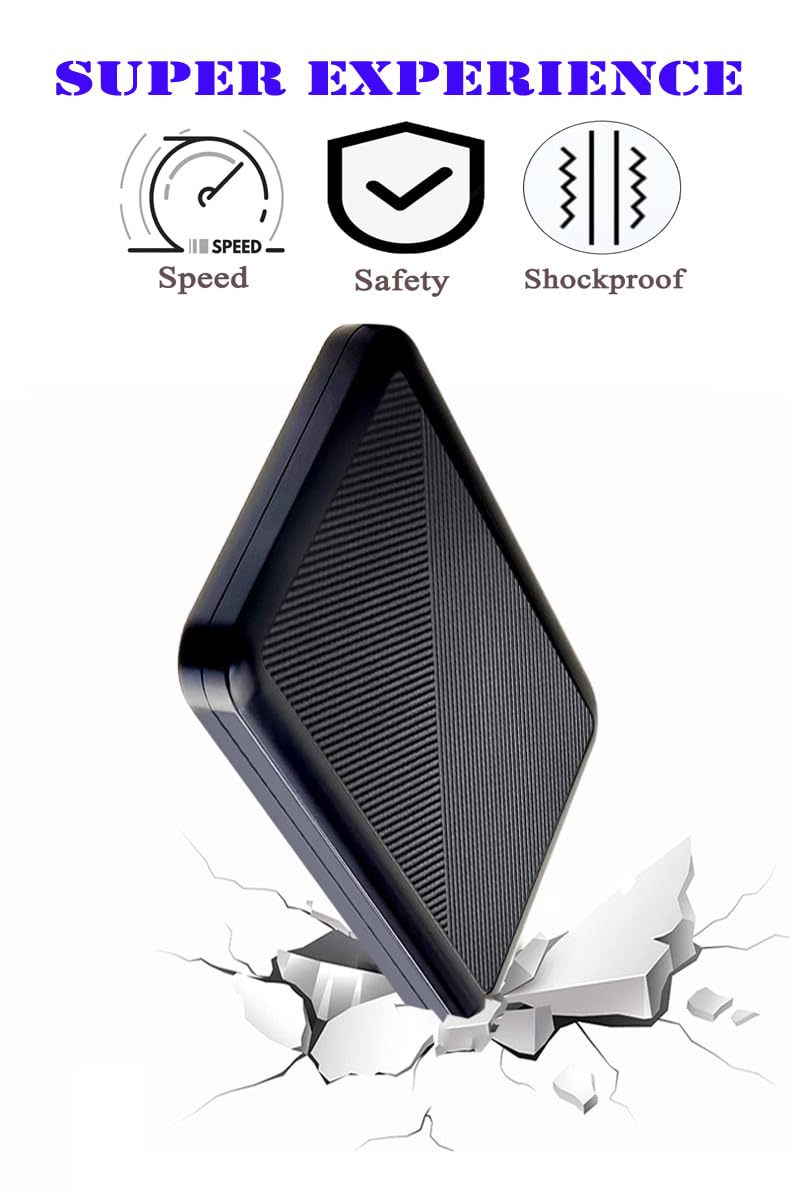 Tianken 500Gb Ultra Slim Portable External Hard Drive Usb 3.0 Hdd Storage For Pc, Mac, Laptop, Ps4, Xbox One