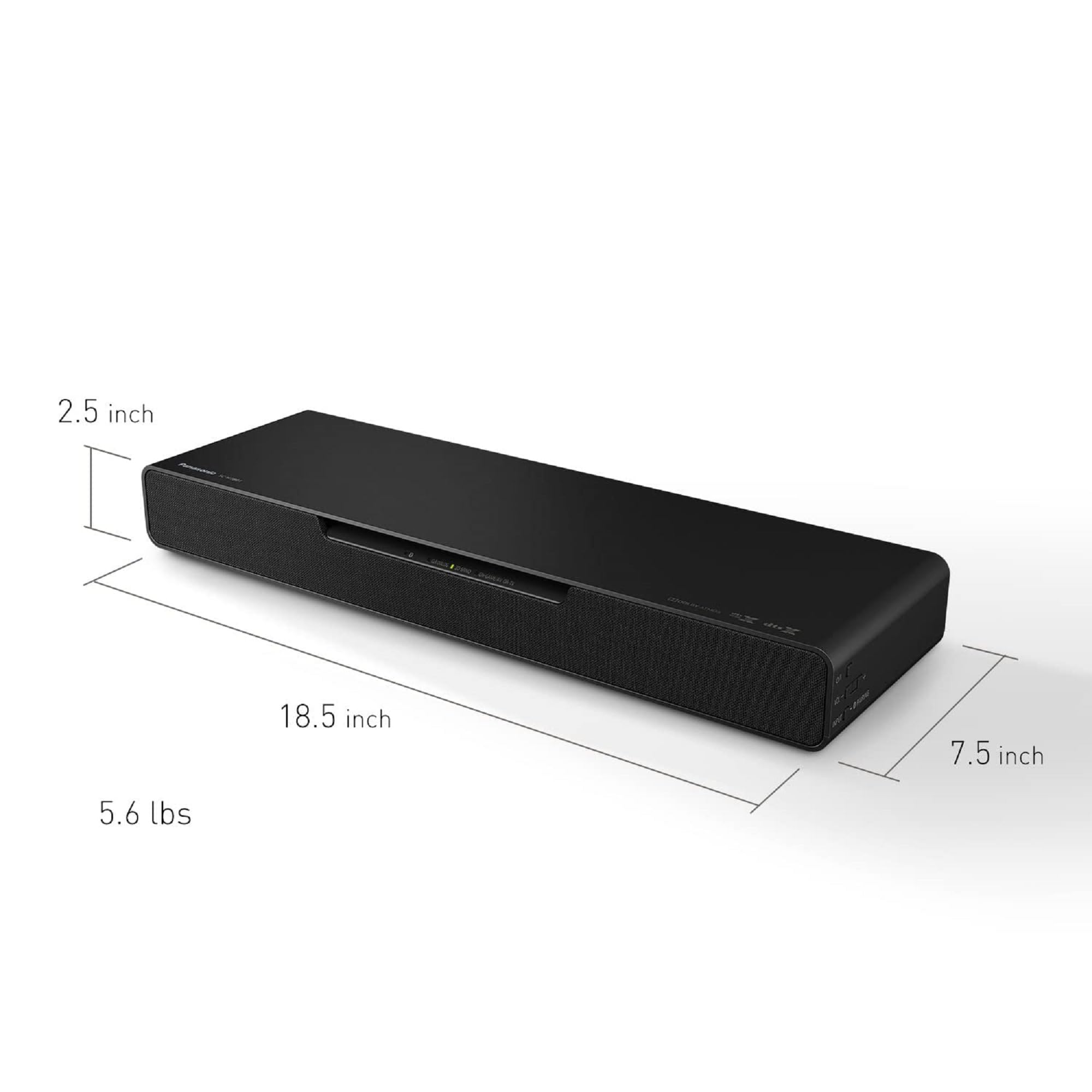 Panasonic Soundslayer Dolby Atmos Soundbar For Tv With Built-In Subwoofer, Small Home Audio Bluetooth-Enabled Speaker, Hi-Res So