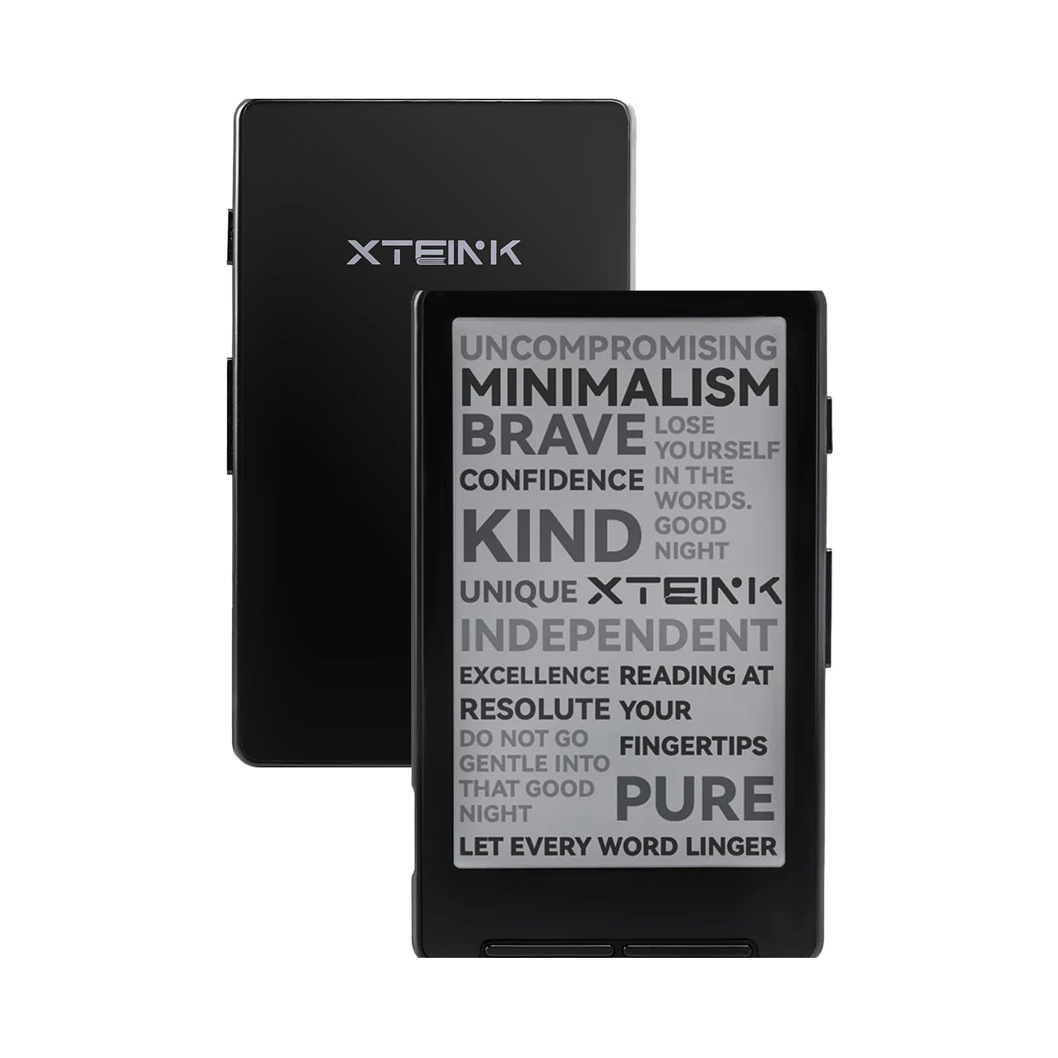 XTEINK X4 E-Book Reader, 4.3 Portable Pocket E-Ink eReader with Physical Page-Turn Buttons, Ultra-Thin 0.23 inch&2.72 oz, Magnet