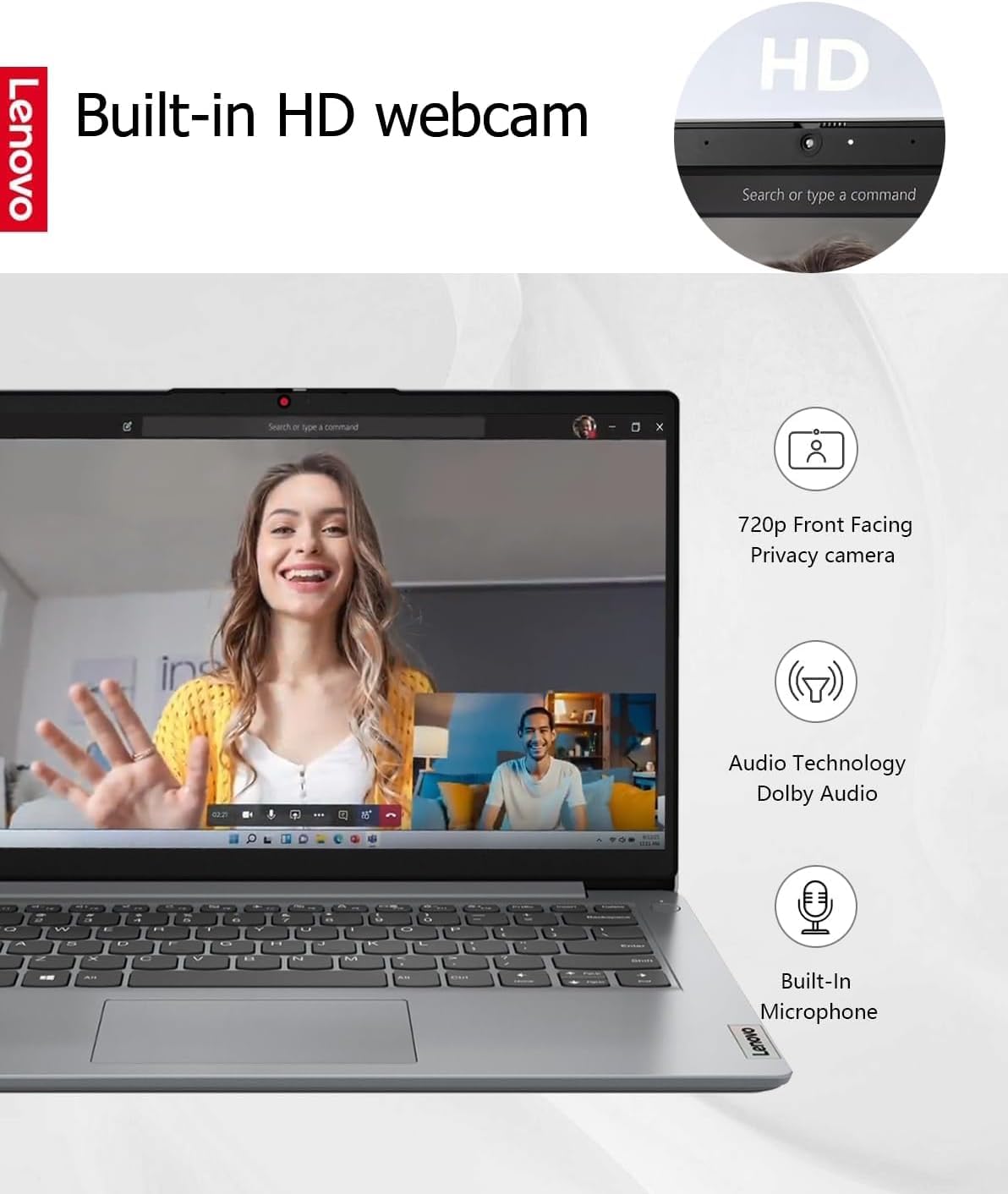 Lenovo Ideapad 15.6 Fhd 1080P Touch Laptop - Intel Core I3-1215U - 24Gb Ram - 1Tb Pcie Ssd - Wi-Fi 6 - Webcam -Stylus Pen - Clou