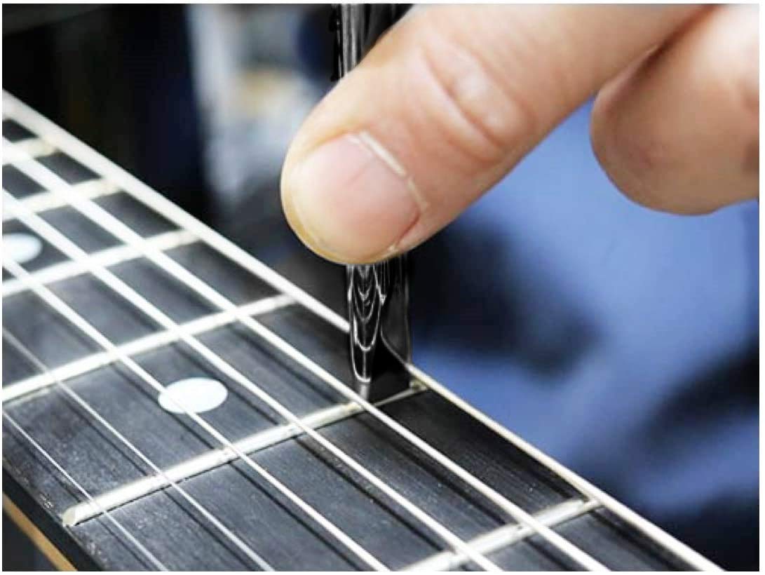 Jiayouy Guitar Fret Wire Setter Professional Luthier Repair Tools For Guitar Bass Ukulele Etc Black