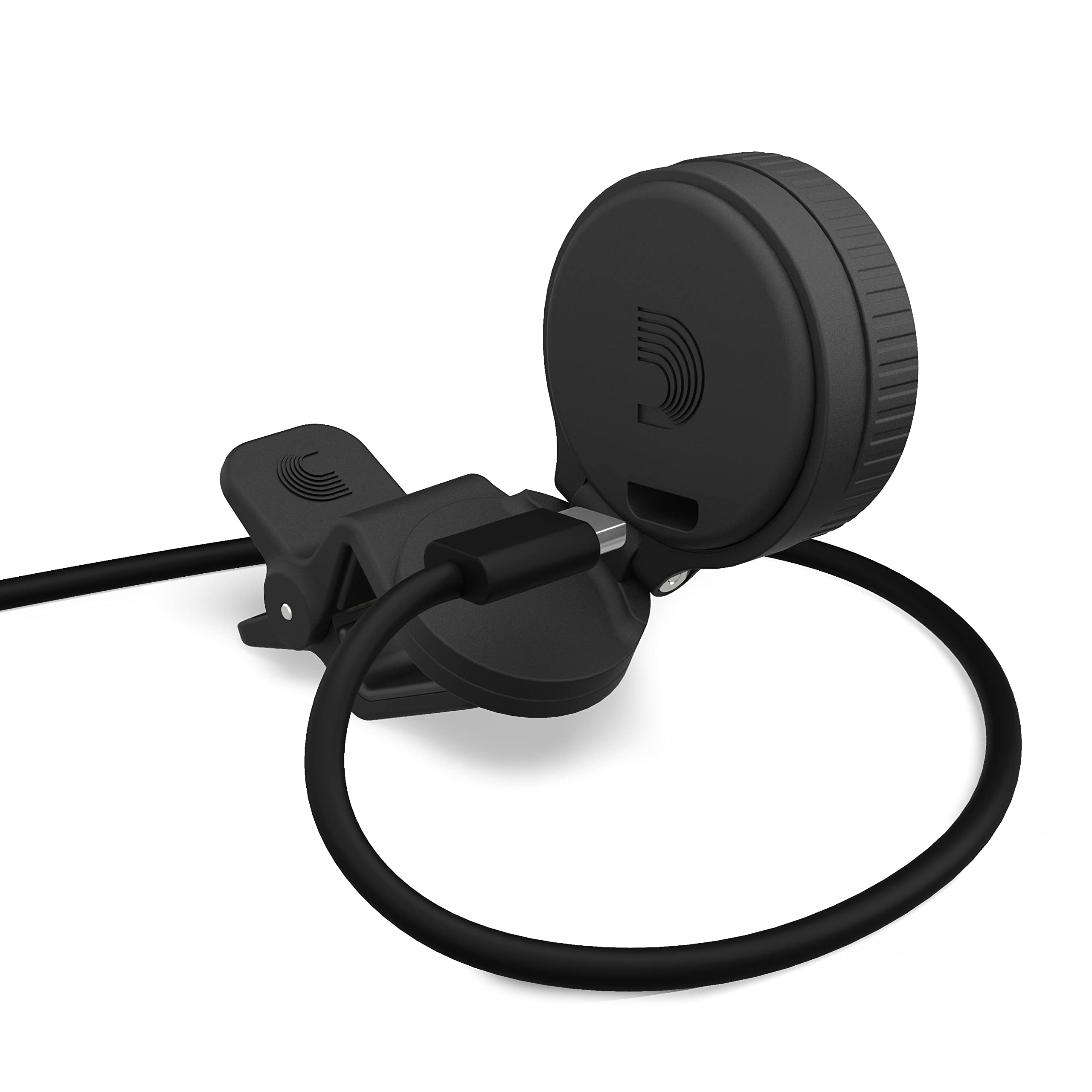 Daddario Nexxus 360 Rechargeable Guitar Tuner - Clip On Guitar Tuner - Acoustic Guitar Tuner - Electric Guitar Tuner - 24 Hours