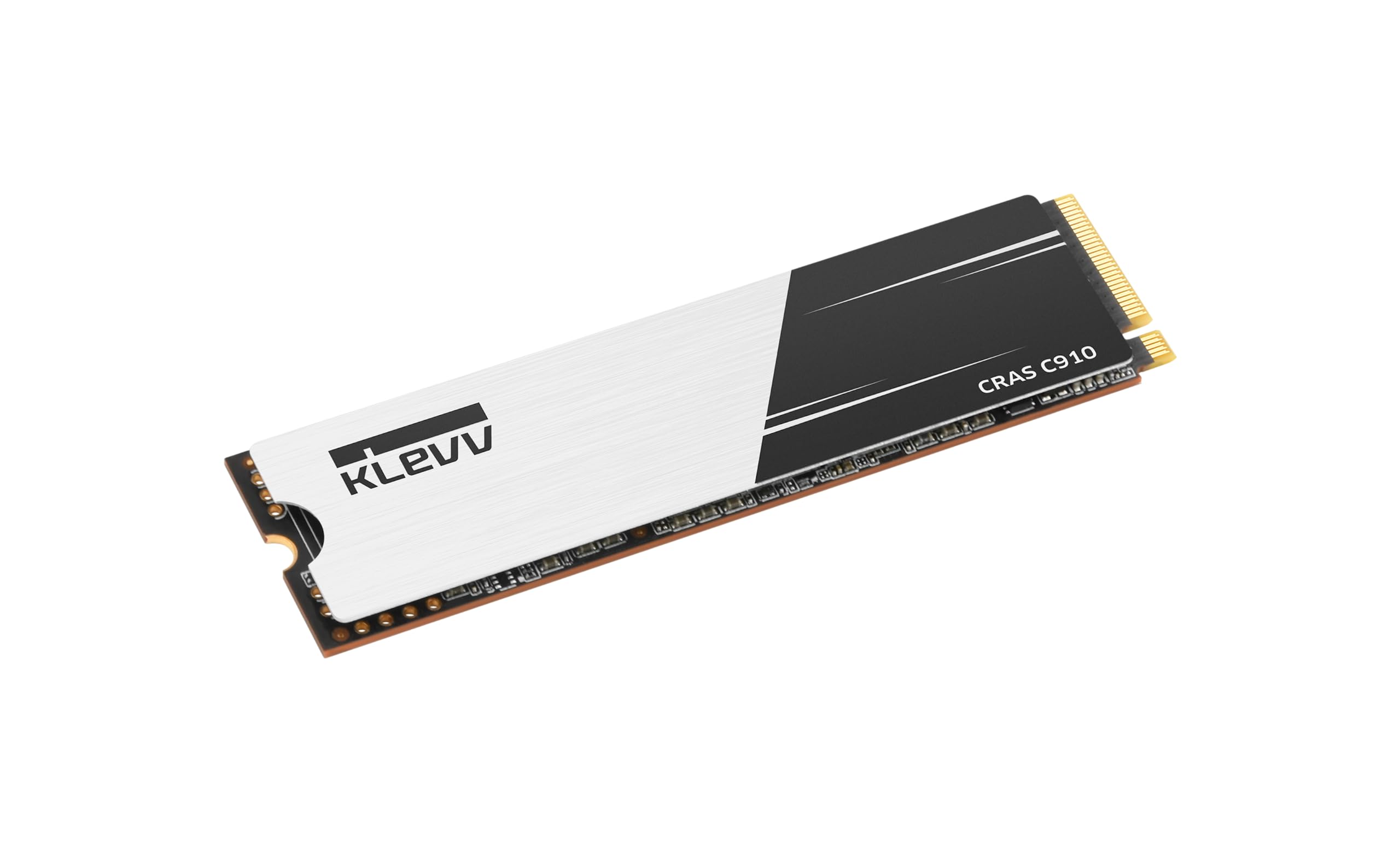 Klevv Cras C910 1Tb M.2 Nvme Pcie Gen4X4 Internal Ssd Heatsink Included, Up To 5000Mb/S (K01Tbm2Sp0 C91)