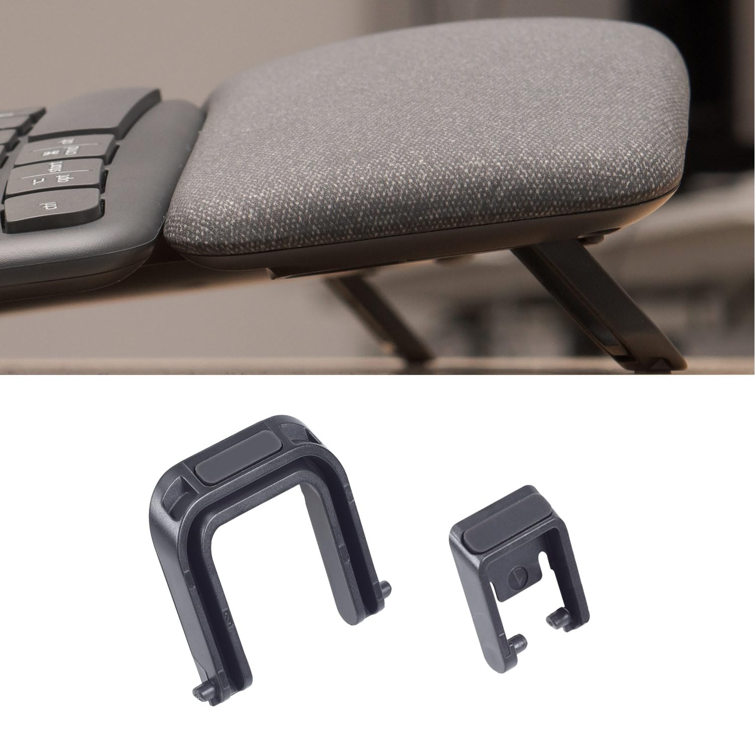 Leze 2Pc Replacement Feet Stand For Logitech Ergo K860 Wireless Ergonomic Keyboard, Logitech K860 Keyboard Feet Stand