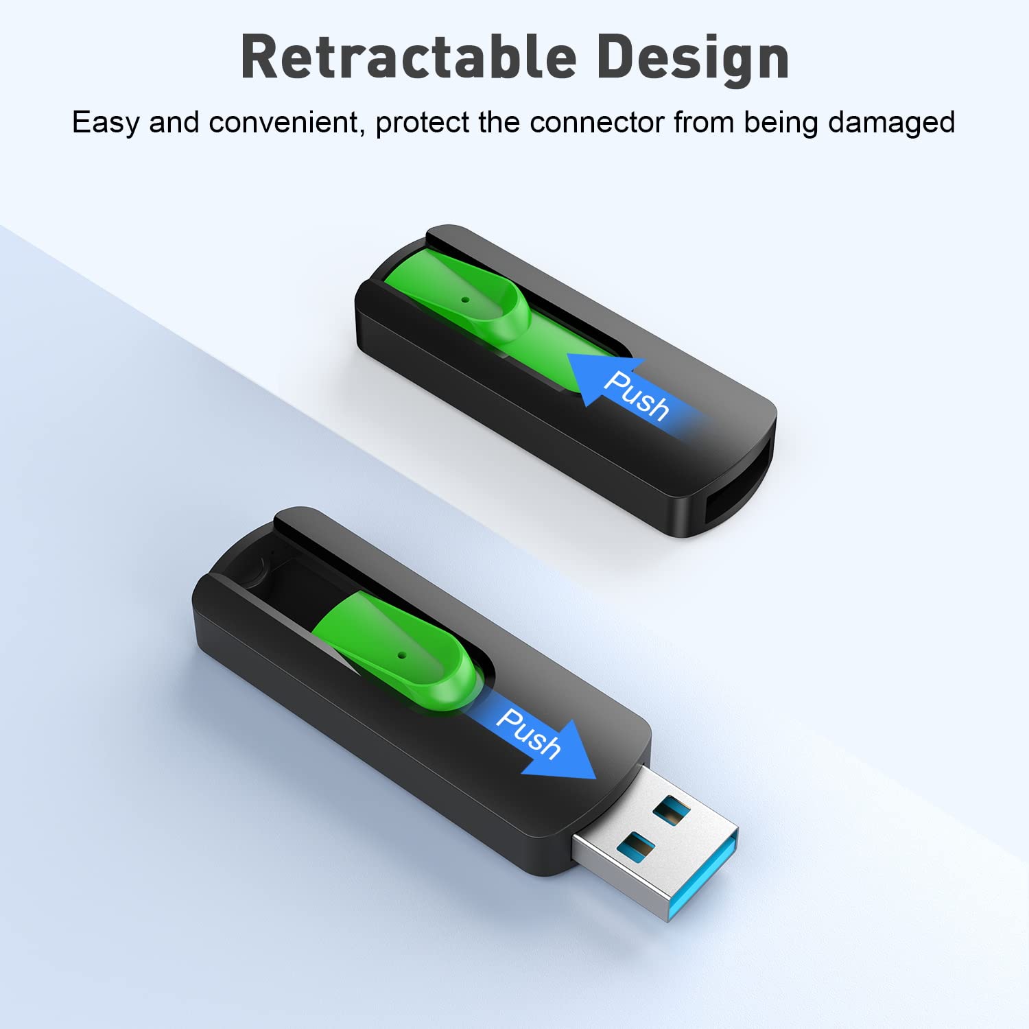 Raoyi 10 Pack 16Gb Usb 3.0 Flash Drives Slide Retractable Memory Stick Bulk Thumb Drive Jump Drive Zip Drive Usb Sticks Data Storage Backup For Pc Mac (16G, 10 Mixed Color)