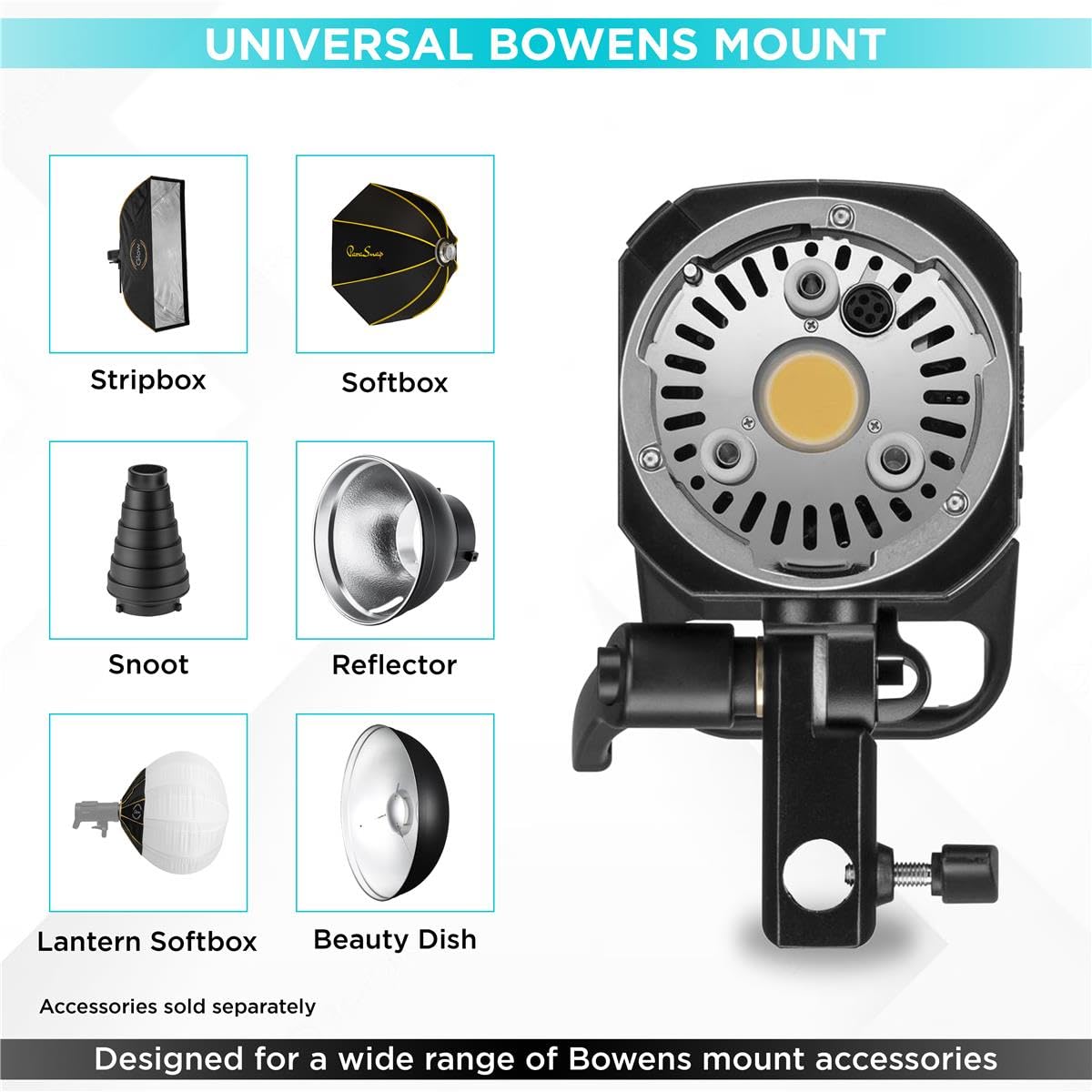 Flashpoint Xplor 400 Pro Ttl Li Ion Battery Powered Hss Strobe Light With Built In R2 2.4Ghz, Bowens Mount 400W Wireless Monolig