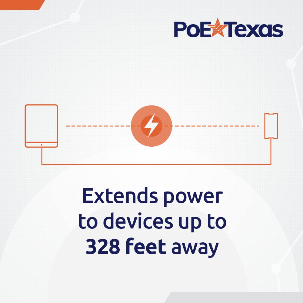 PoE Texas GAT-USBC-REV2-FBA PoE+ to USB-C Power and Gigabit Data Splitter 25.5W