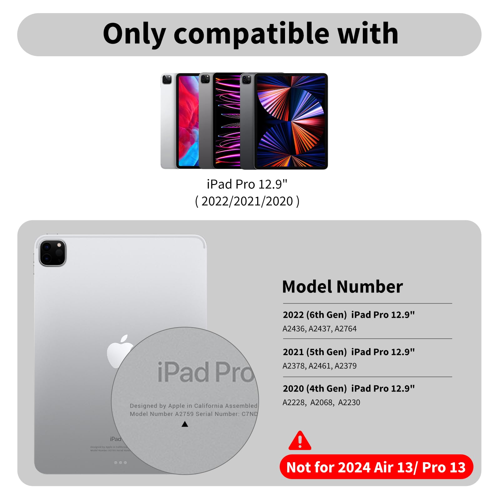 Switcheasy Coverbuddy 12.9'' Case For Ipad Pro 2021 2022 With Pencil Holder (5 6 Gen)   Compatible With Magic Keyboard, Smart Ke