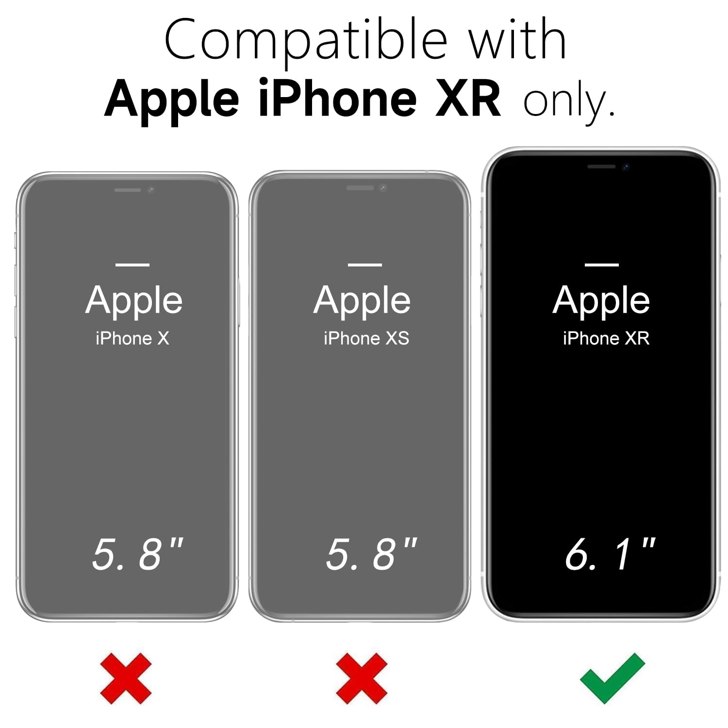 Oakxco For Iphone Xr Phone Case Liquid Silicone, Thin Slim Soft Rubber Gel Tpu Plain Simple Cover For Women Girl Cute, Matte Sol