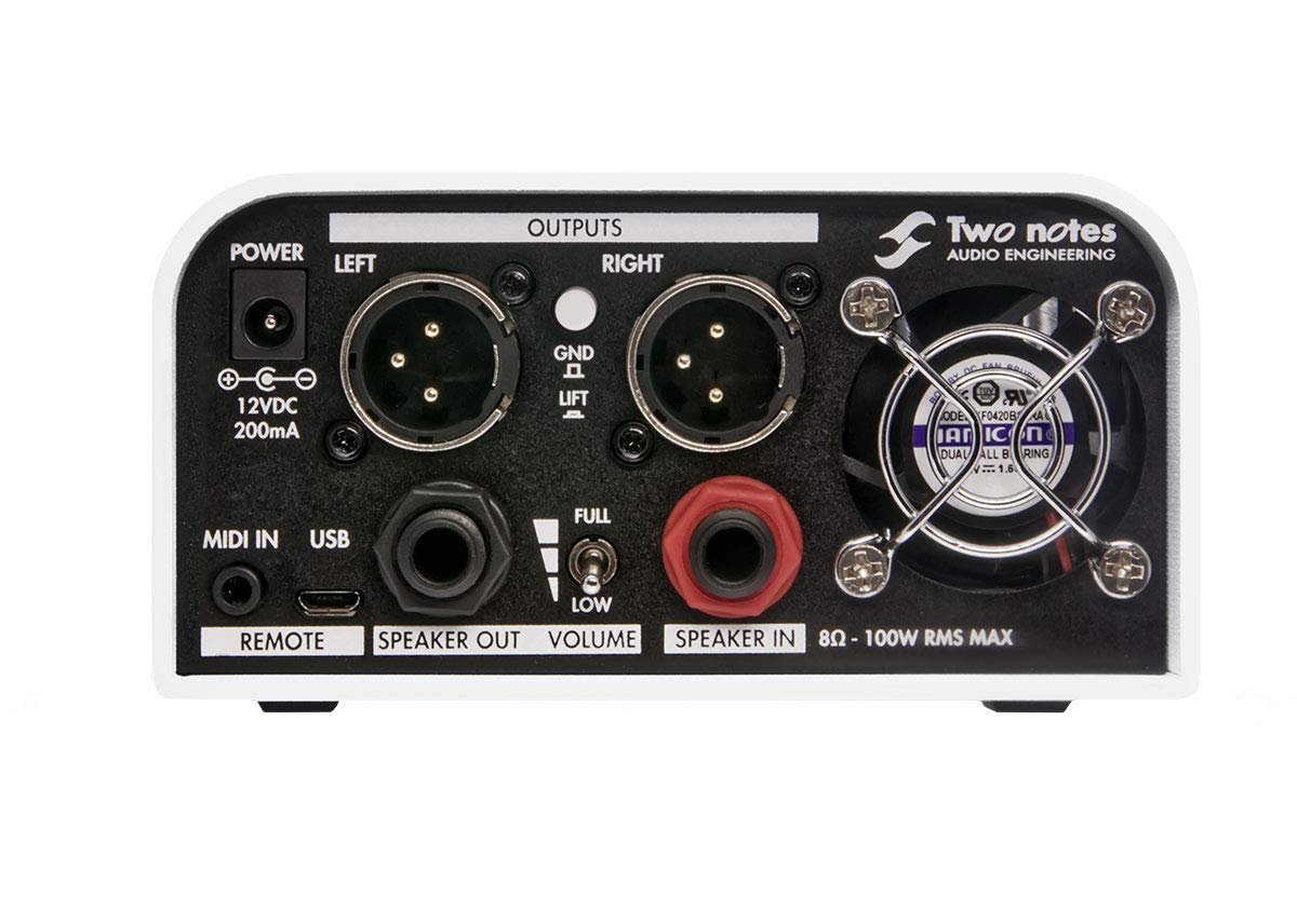 Two Notes Torpedo Captor X Reactive Loadbox Di And Attenuator   8 Ohm