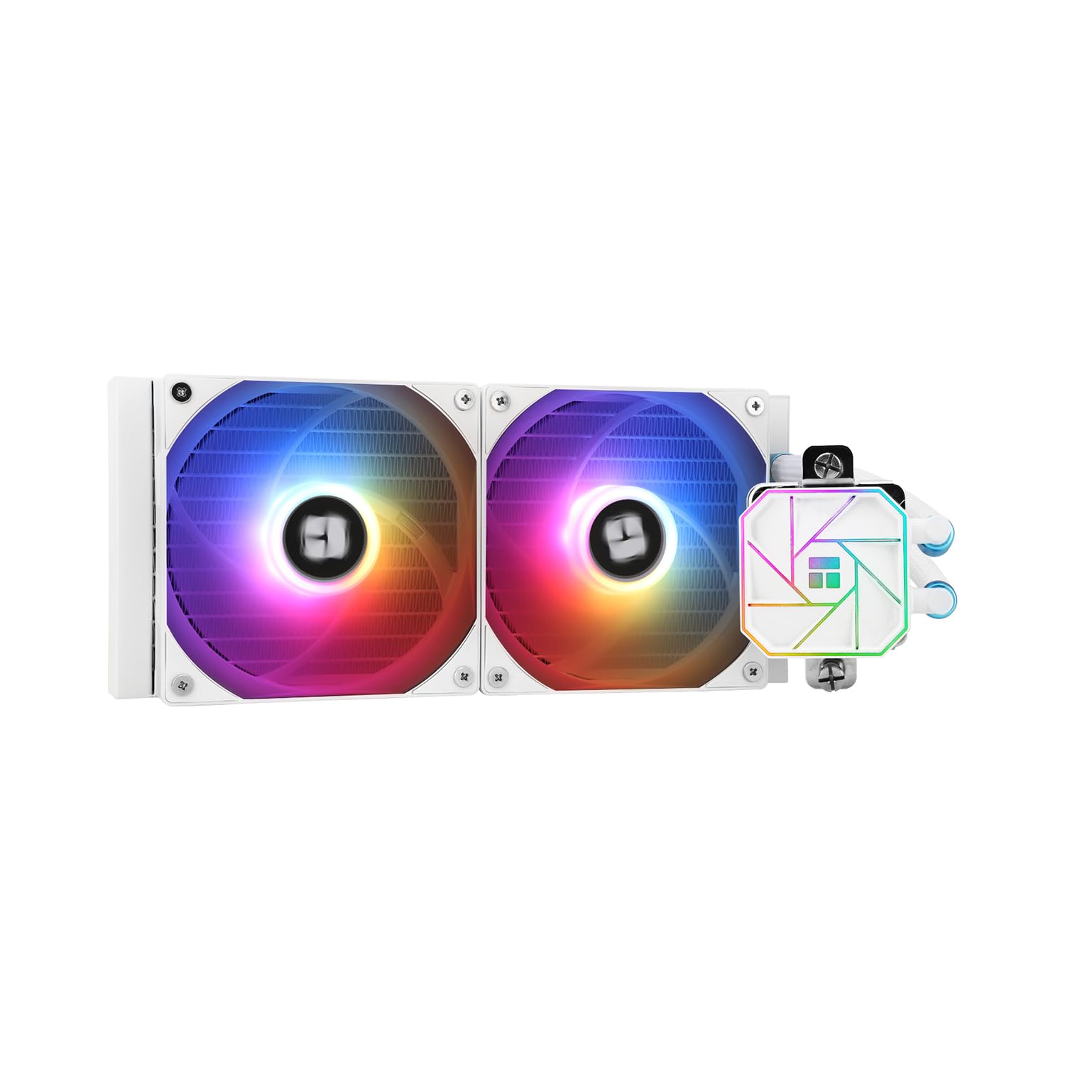 Thermalright Aqua Elite 240 White V3 Aio Cpu Cooler,240 Liquid Cooling Row,Argb Pwm Cooler Fans,For Intel Lga1150/1151/1155/1156