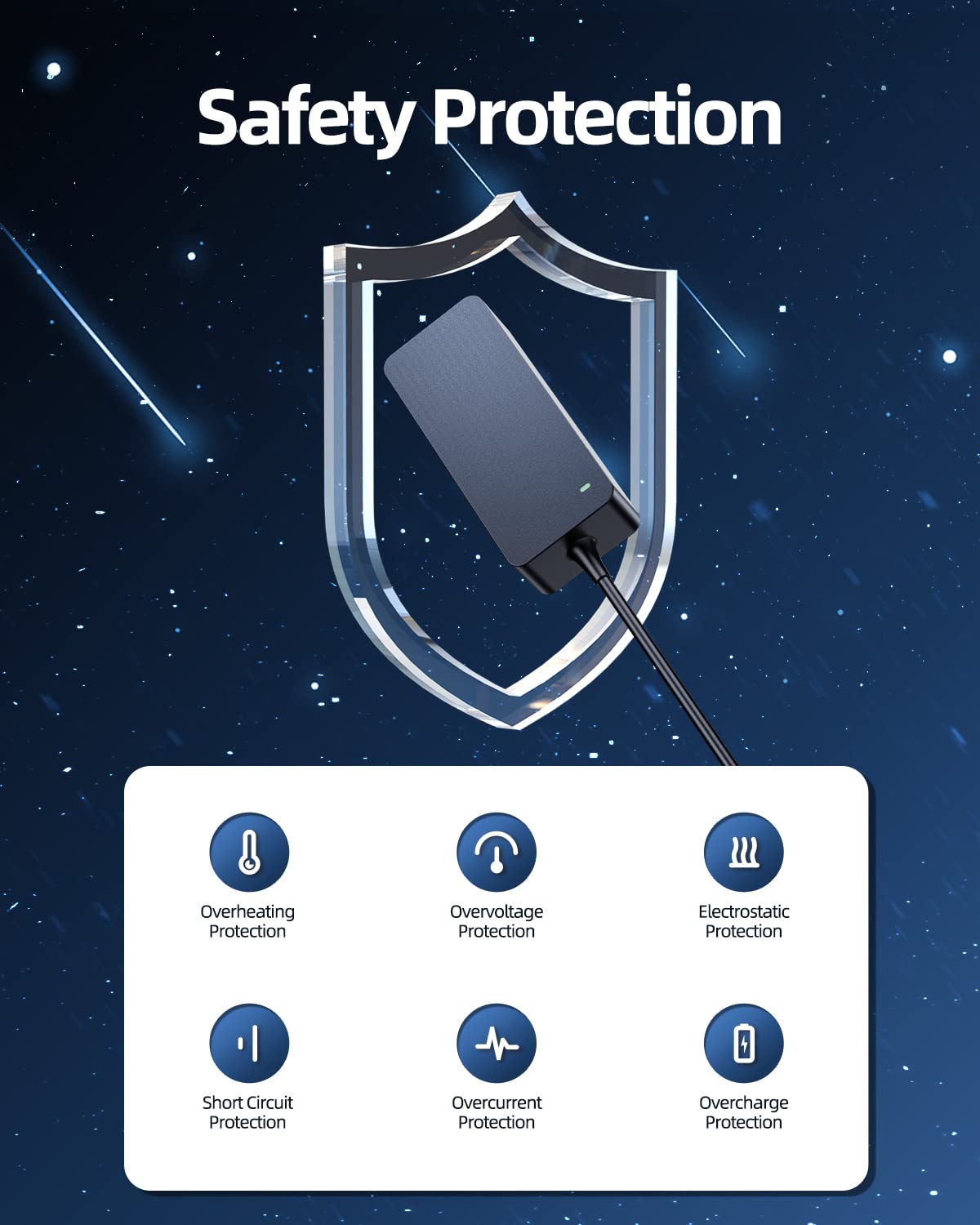 Charger 90W Fit For Lenovo Laptop, Slim Tip Connector, 3 Pin Plug, Yoga Ideapad Aio 730 720 720S Touch 330 330S, 15Ikb 15Iwl 15Ich 17Ich Laptop Ac Adapter Power Cord