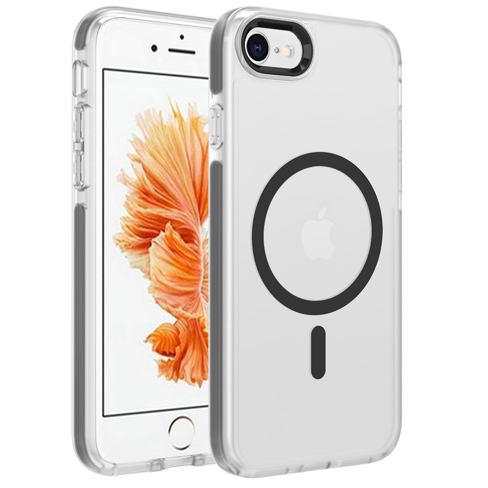 Pinlisheng Magnetic For Iphone Se Case 2022/3Rd/2020/2Nd Gen,Iphone 8/7 Case,Military Grade 3 In 1 Heavy Duty Shockproof Case  