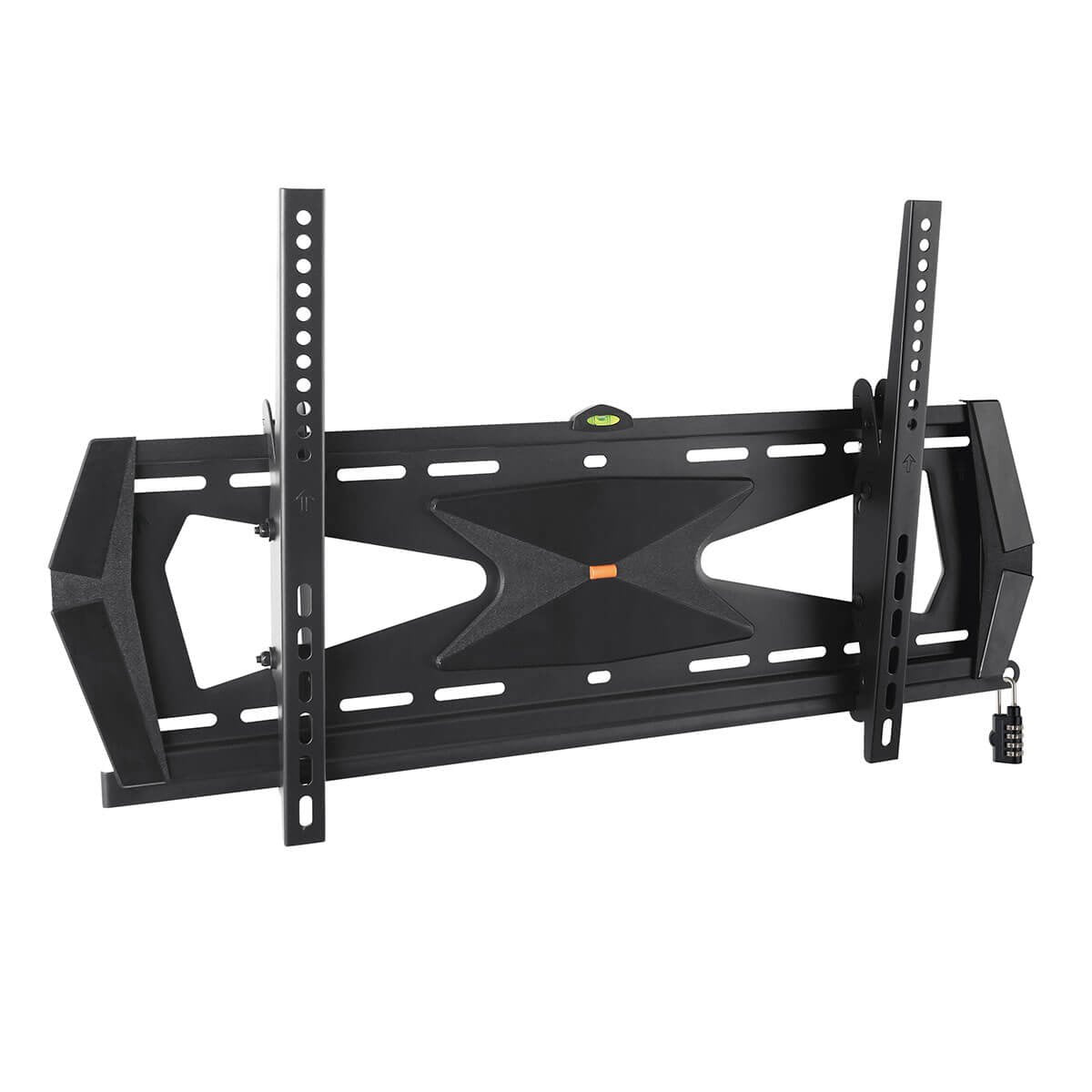 Tripp Lite Display TV Monitor Security Wall Mount Tilt Flat / Curved Screens 37-80 UL Certified (DWTSC3780MUL), Black