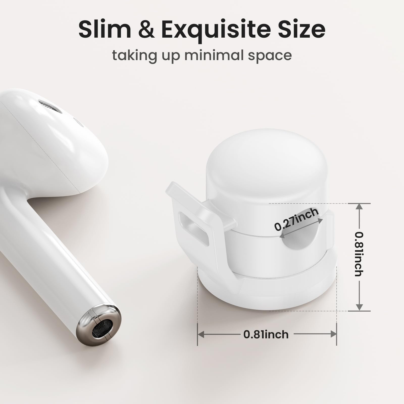 Lotuny Cable Clips 8 Pack Cord Holder For Nightstand [Cable Smooth Adjustable], Charging Cable Holders For Cords, Adhesive Wire