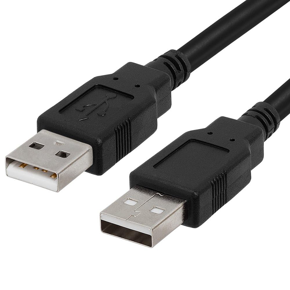 Cmple Usb 2.0 Male To Male Cable High-Speed Usb 2.0 A To A Extension Cable For Data Transfer - 10 Feet, Black